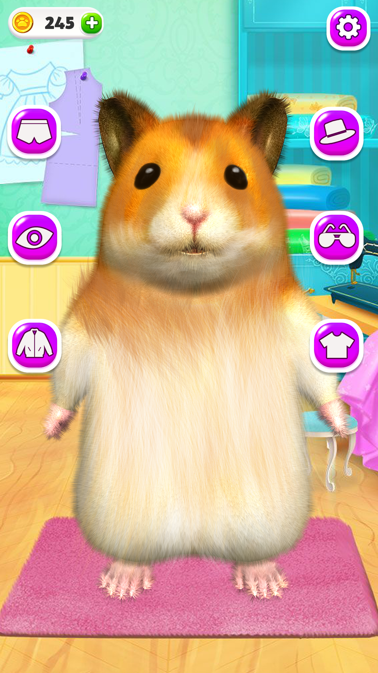 اسکرین شات 5 بازی Hamster: Pet Care Salon