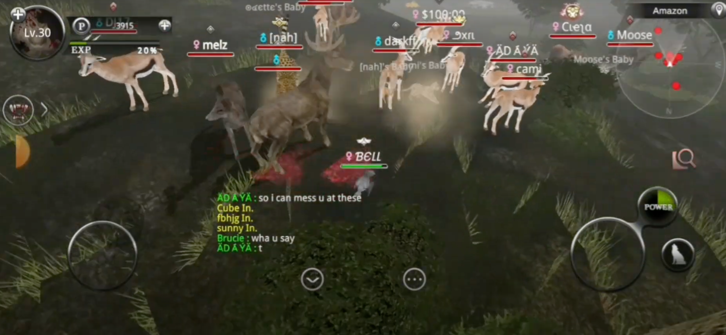 اسکرین شات 2 بازی Wild Animals Online(WAO)