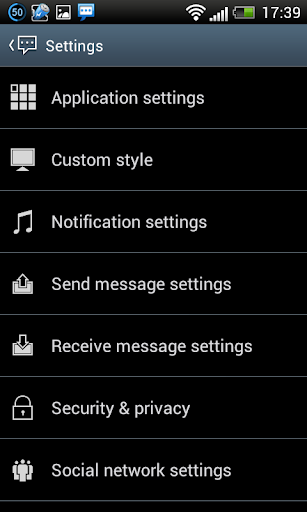 اسکرین شات 3 برنامه Handcent 6 Skin(Samsung style)
