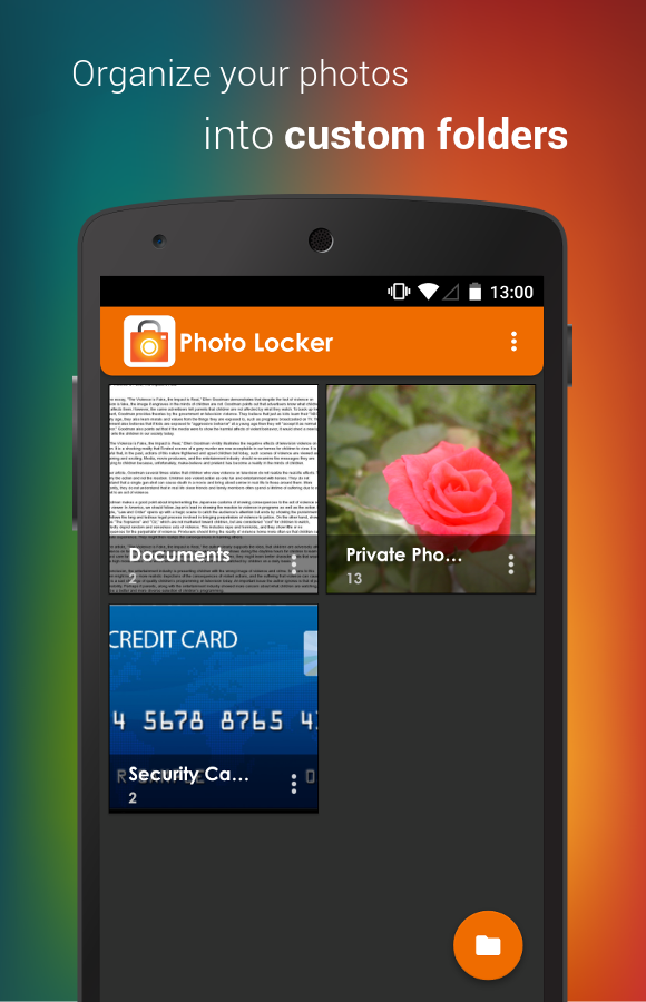 اسکرین شات 6 برنامه Hide Photos in Photo Locker