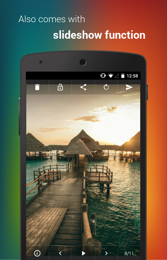 اسکرین شات 4 برنامه Hide Photos in Photo Locker
