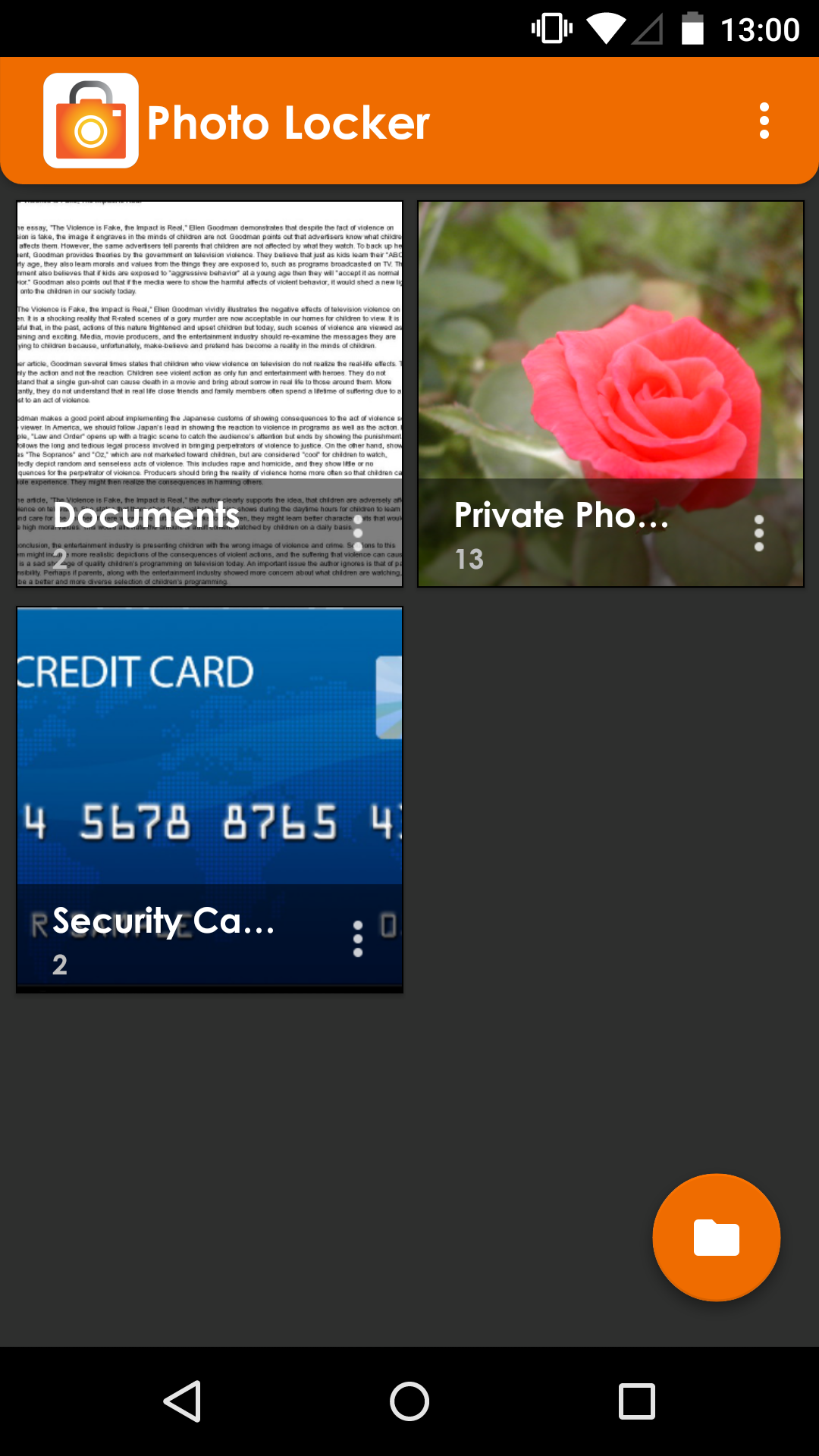 اسکرین شات 1 برنامه Hide Photos in Photo Locker