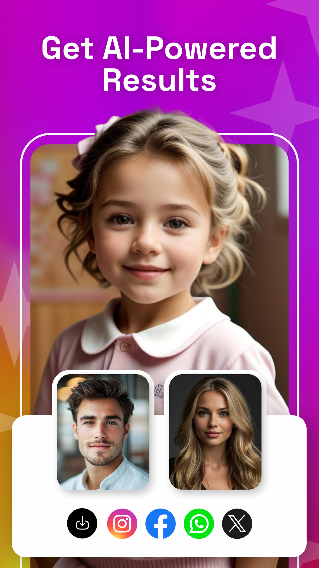 اسکرین شات 6 برنامه AI Future Baby Face Generator