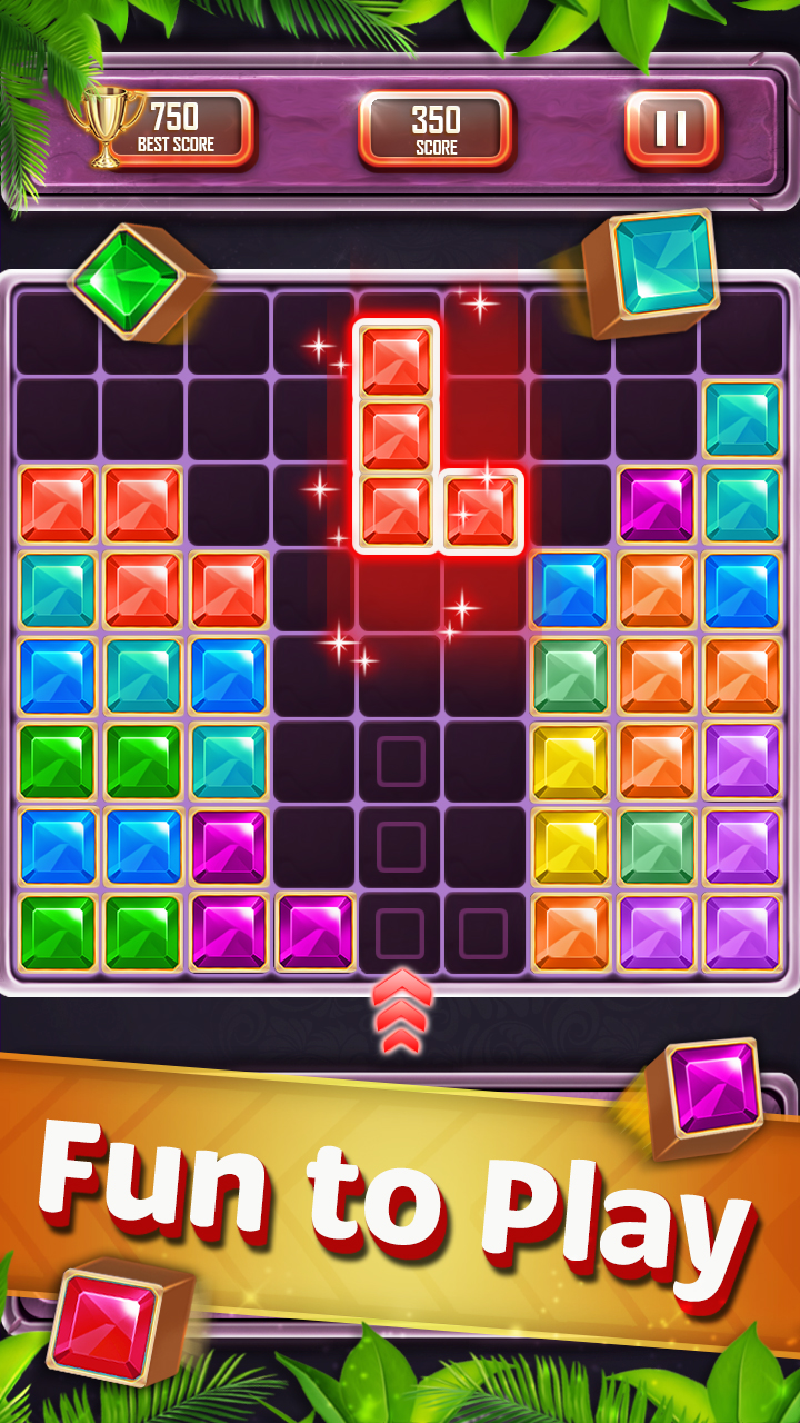 اسکرین شات 2 بازی Block Puzzle Jewel Sliding