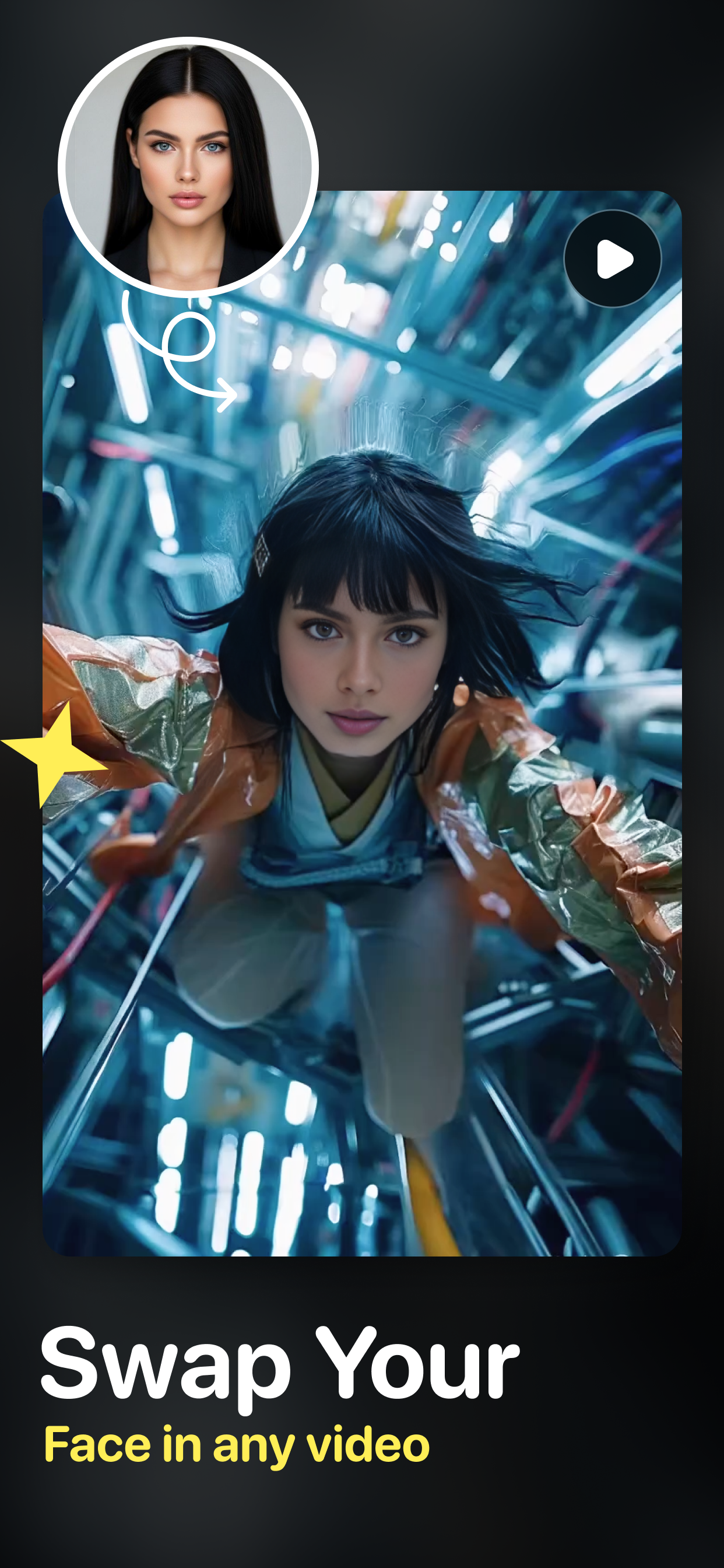 اسکرین شات 5 برنامه Face Swap Magic: AI Avatars