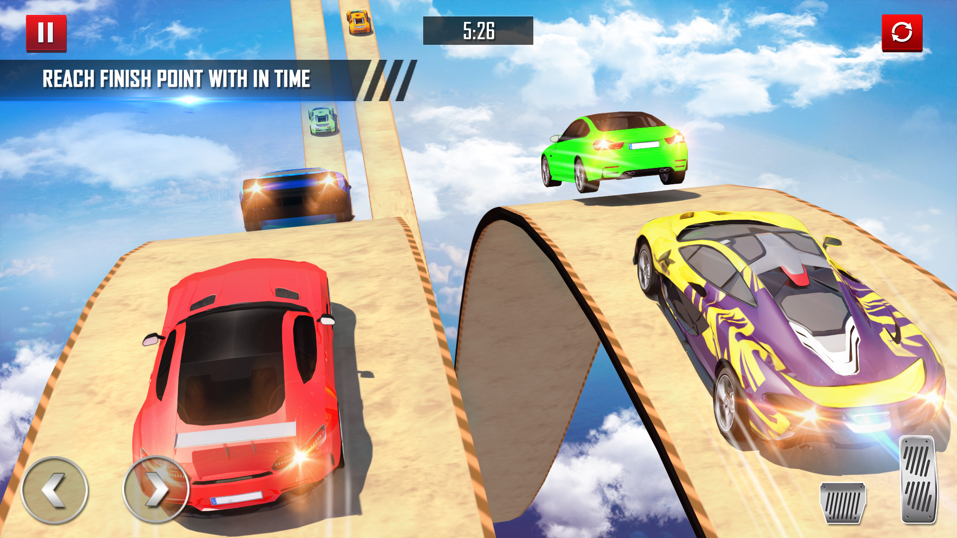 اسکرین شات 8 بازی Mega Ramp Car Racing Master 3D
