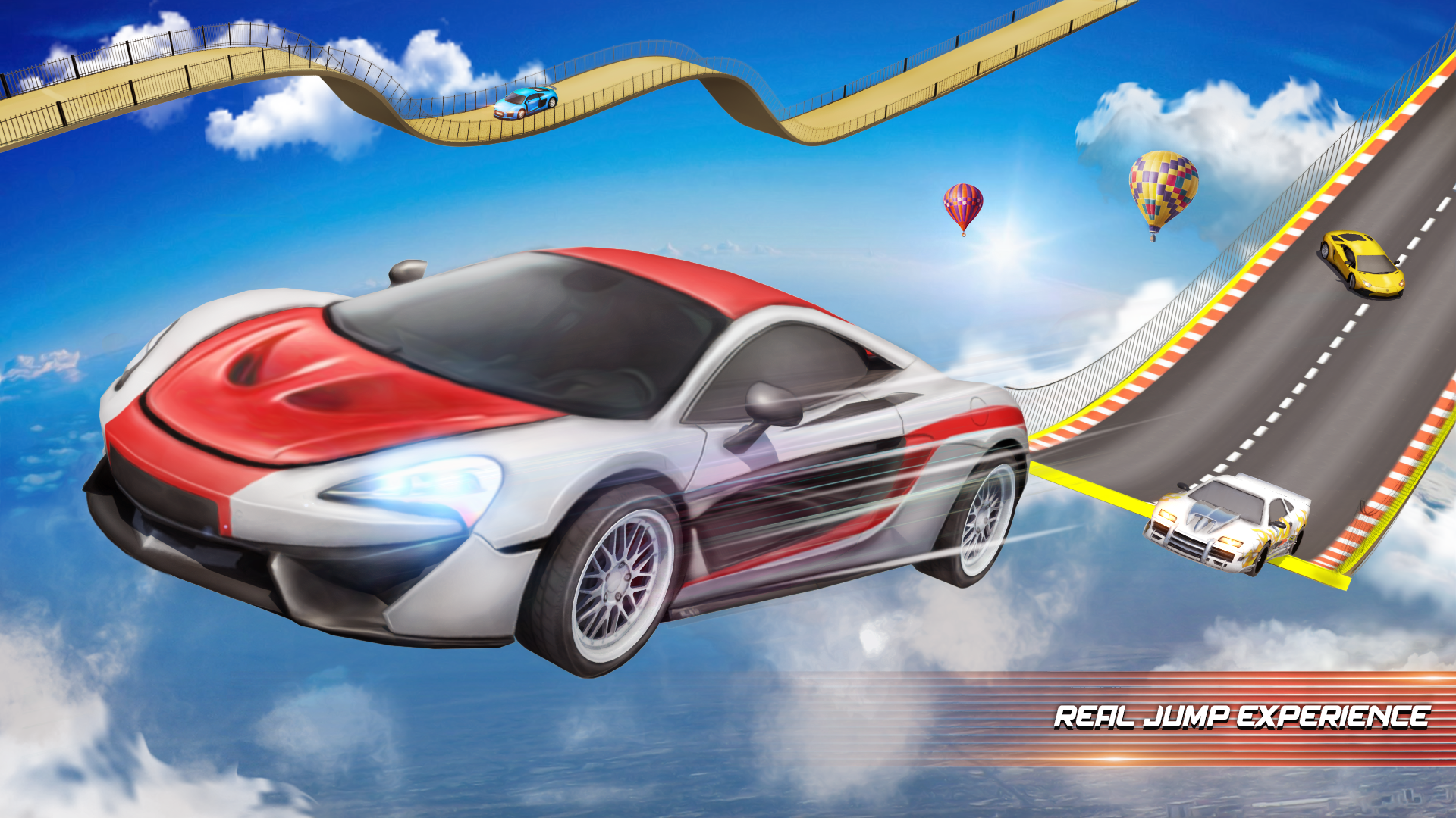 اسکرین شات 1 بازی Mega Ramp Car Racing Master 3D