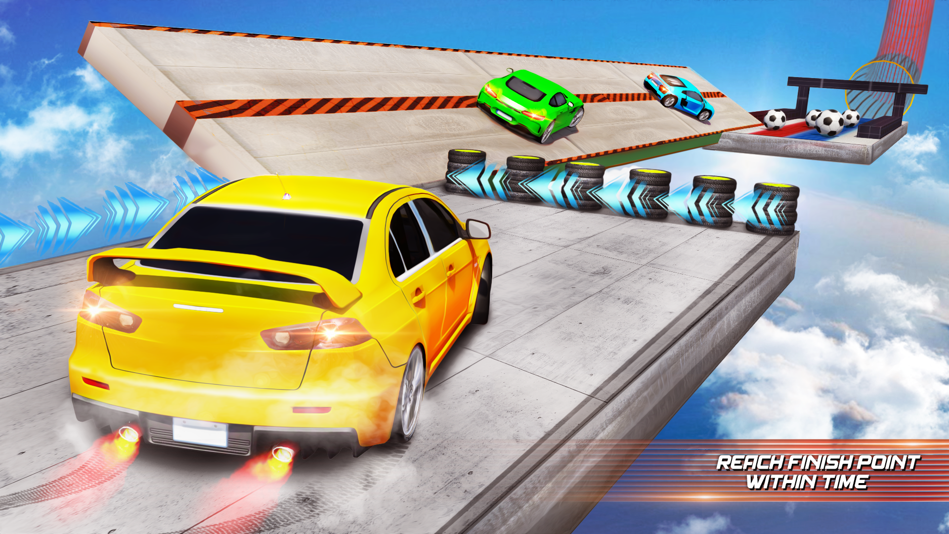 اسکرین شات 5 بازی Mega Ramp Car Racing Master 3D