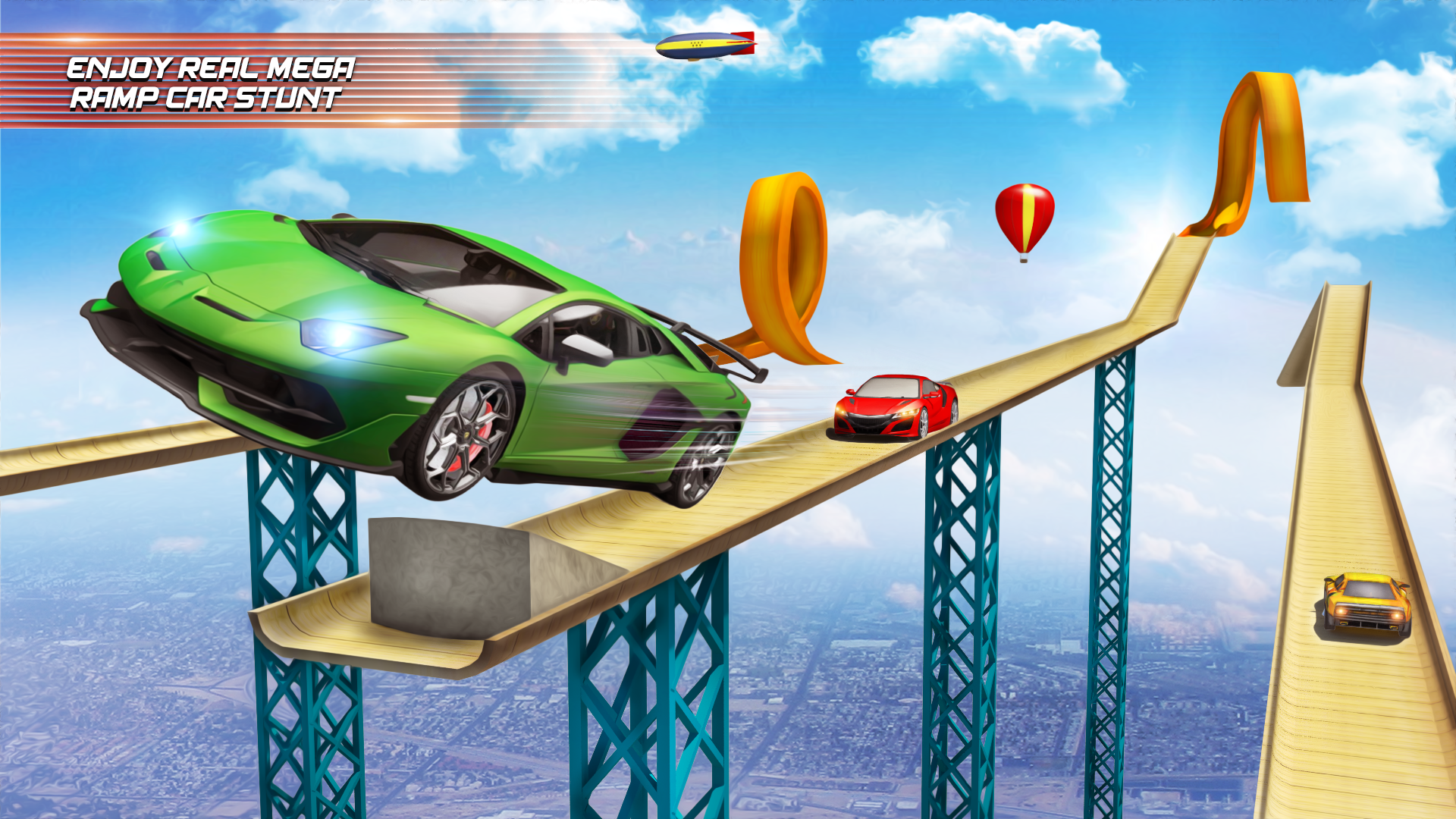 اسکرین شات 2 بازی Mega Ramp Car Racing Master 3D