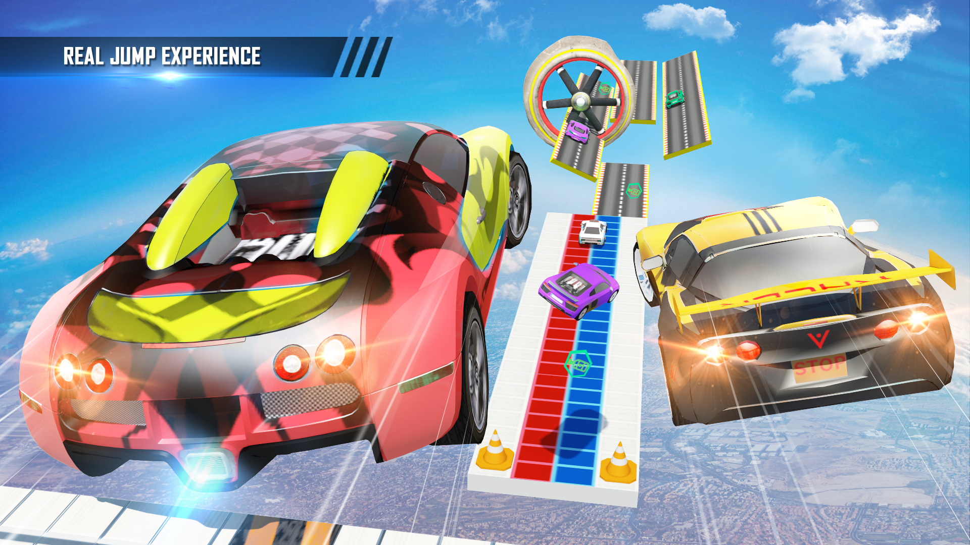 اسکرین شات 6 بازی Mega Ramp Car Racing Master 3D