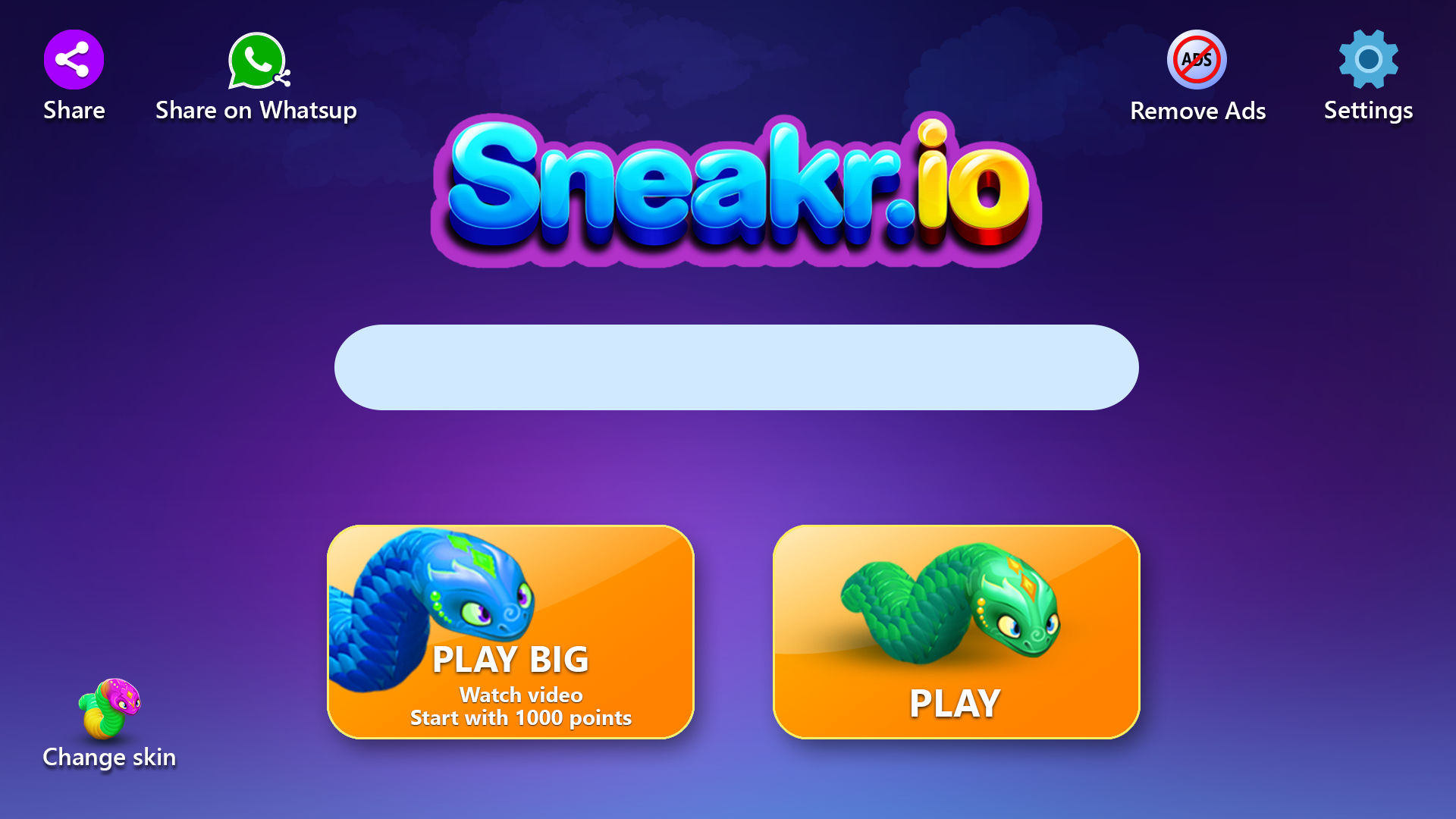 اسکرین شات 5 بازی Sneak.io - Snake Game