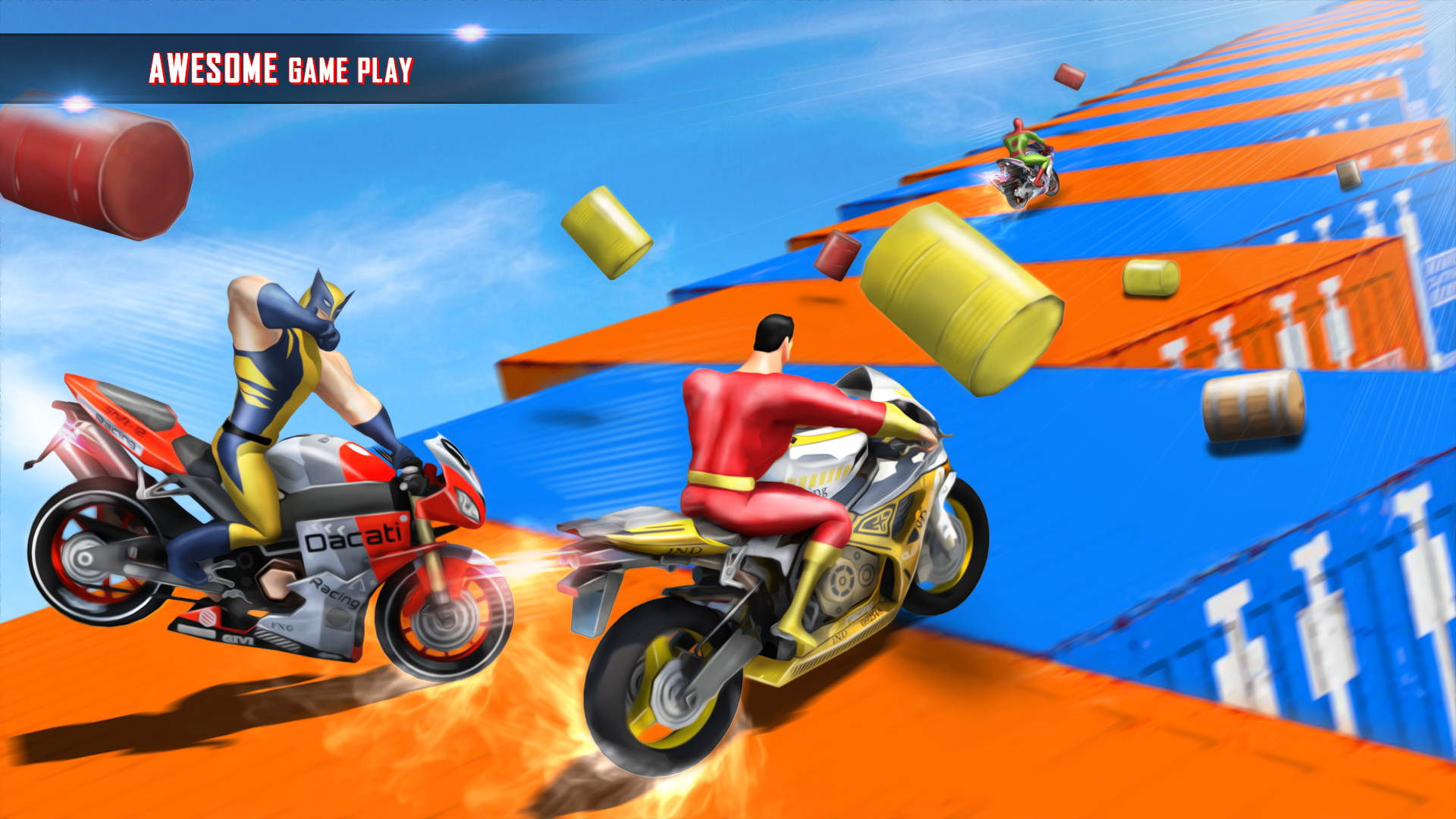 اسکرین شات 5 بازی Bike Racing Games Stunts 3d