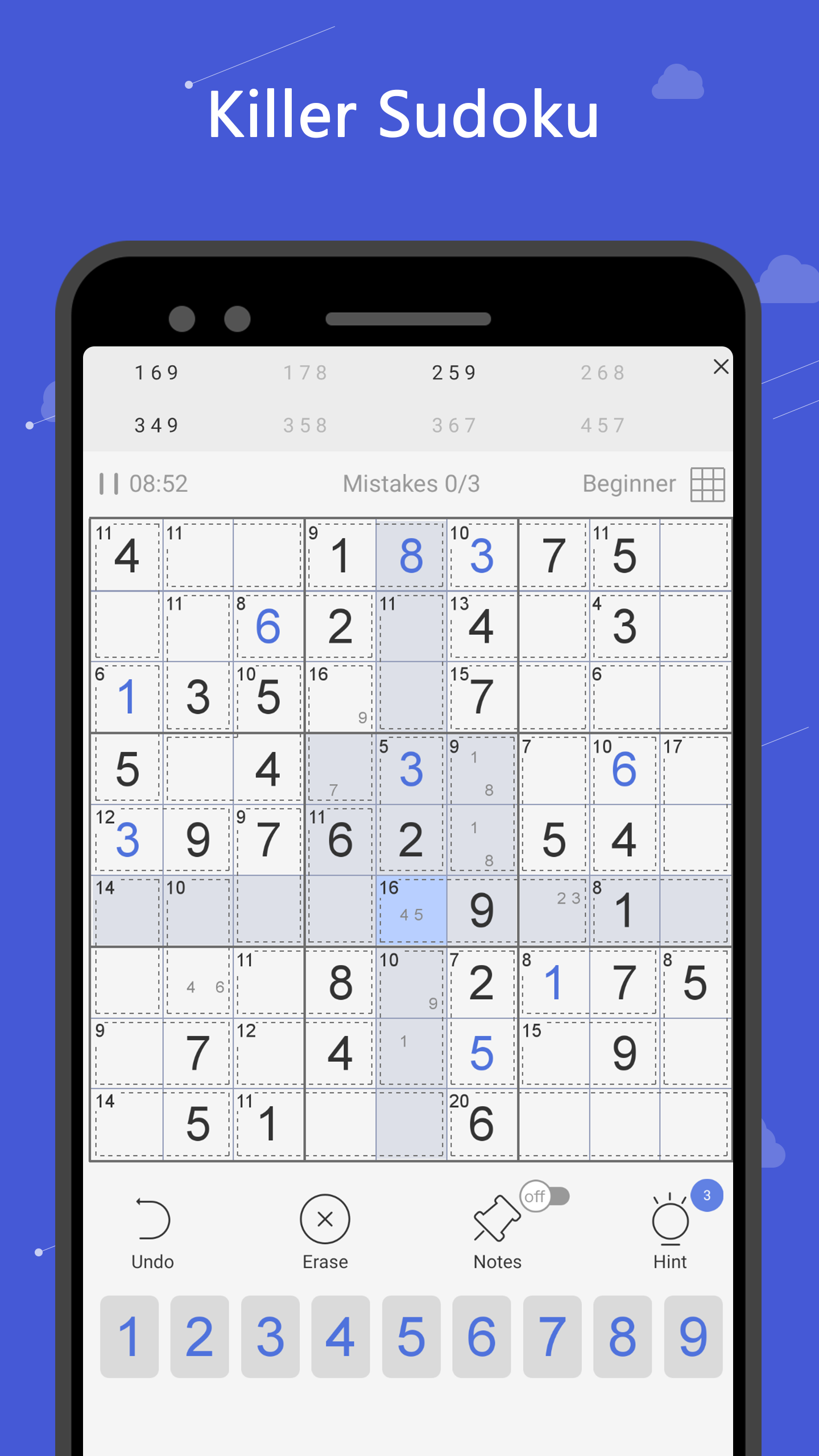 اسکرین شات 1 بازی Killer Sudoku - sudoku game