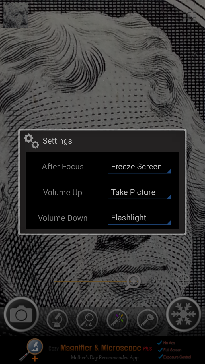 اسکرین شات 7 برنامه Magnifier & Microscope [Cozy]