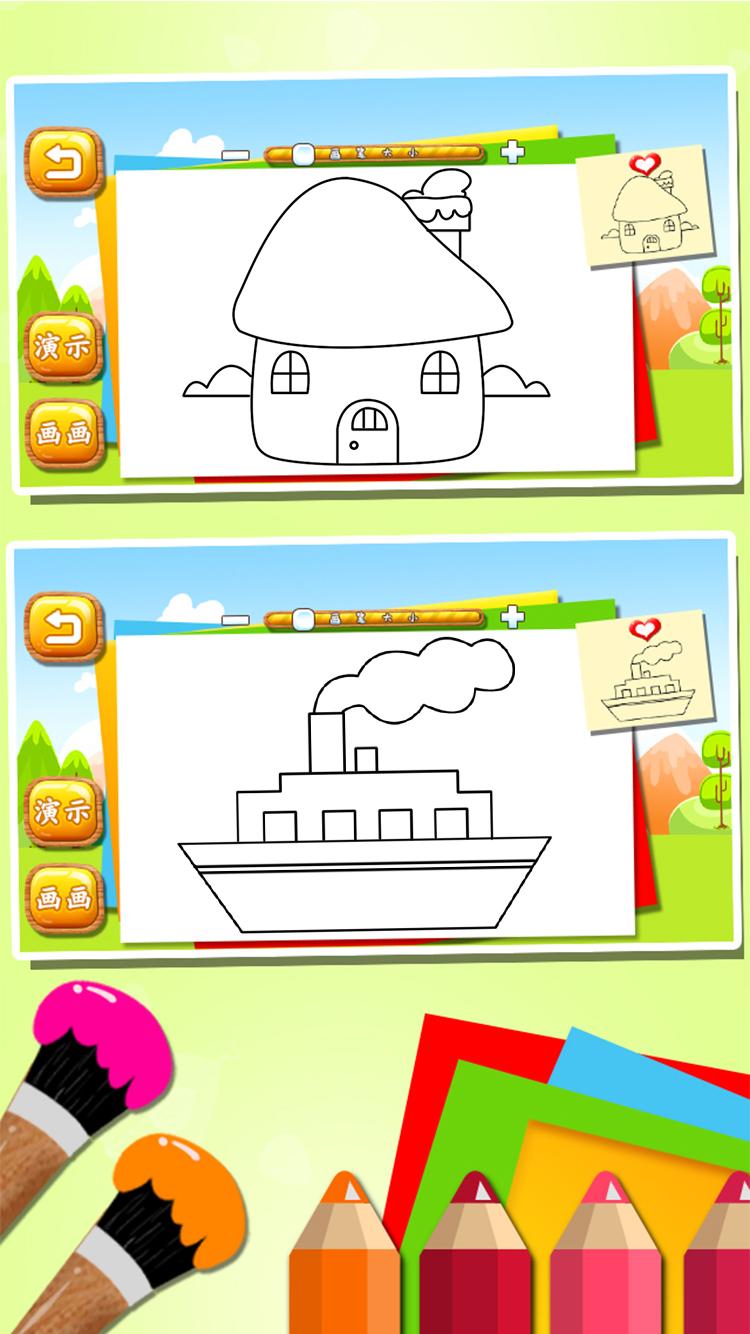 اسکرین شات 1 بازی Simple line drawing for kids