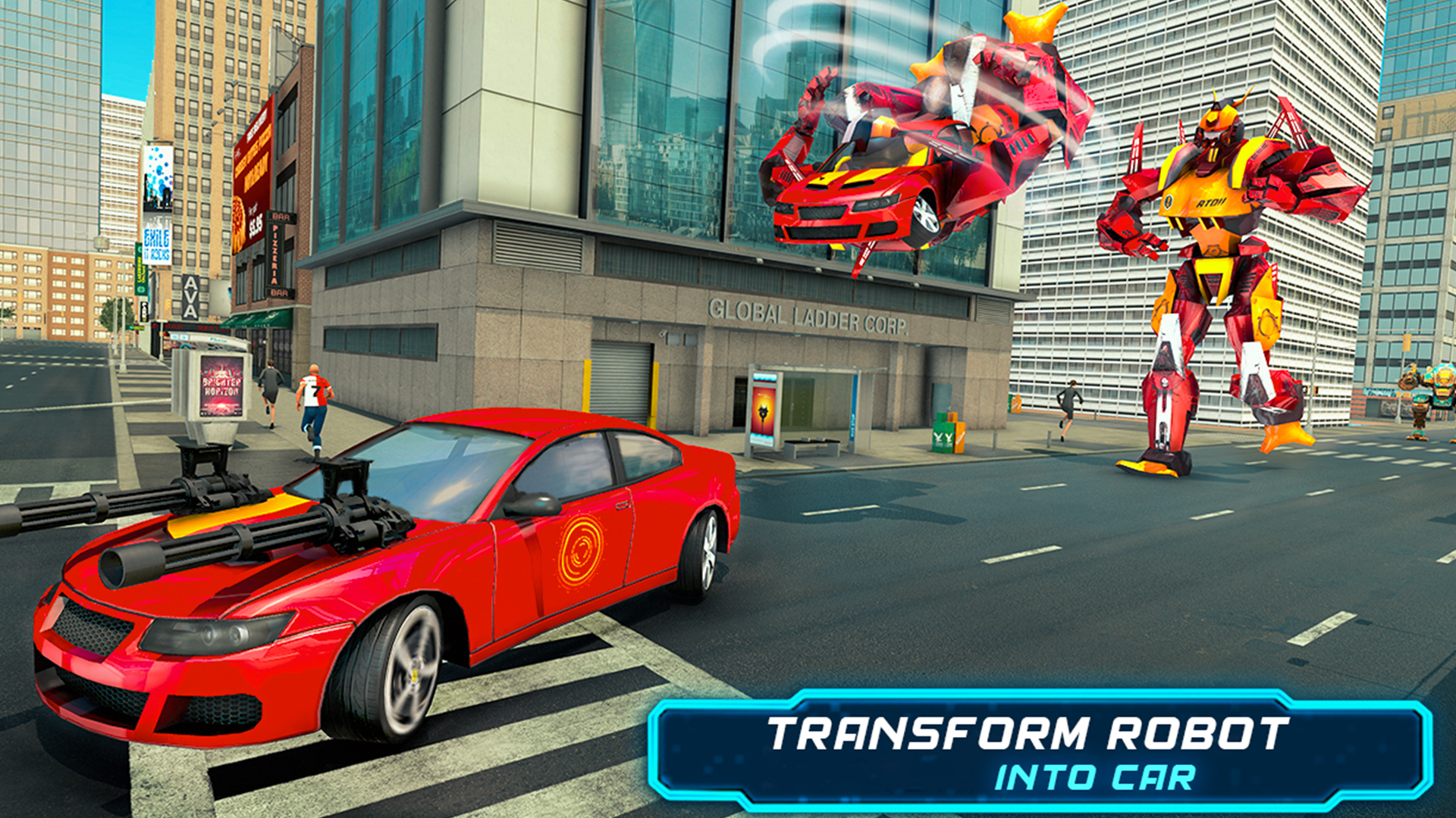 اسکرین شات 7 برنامه Police Robot Car Game 3d