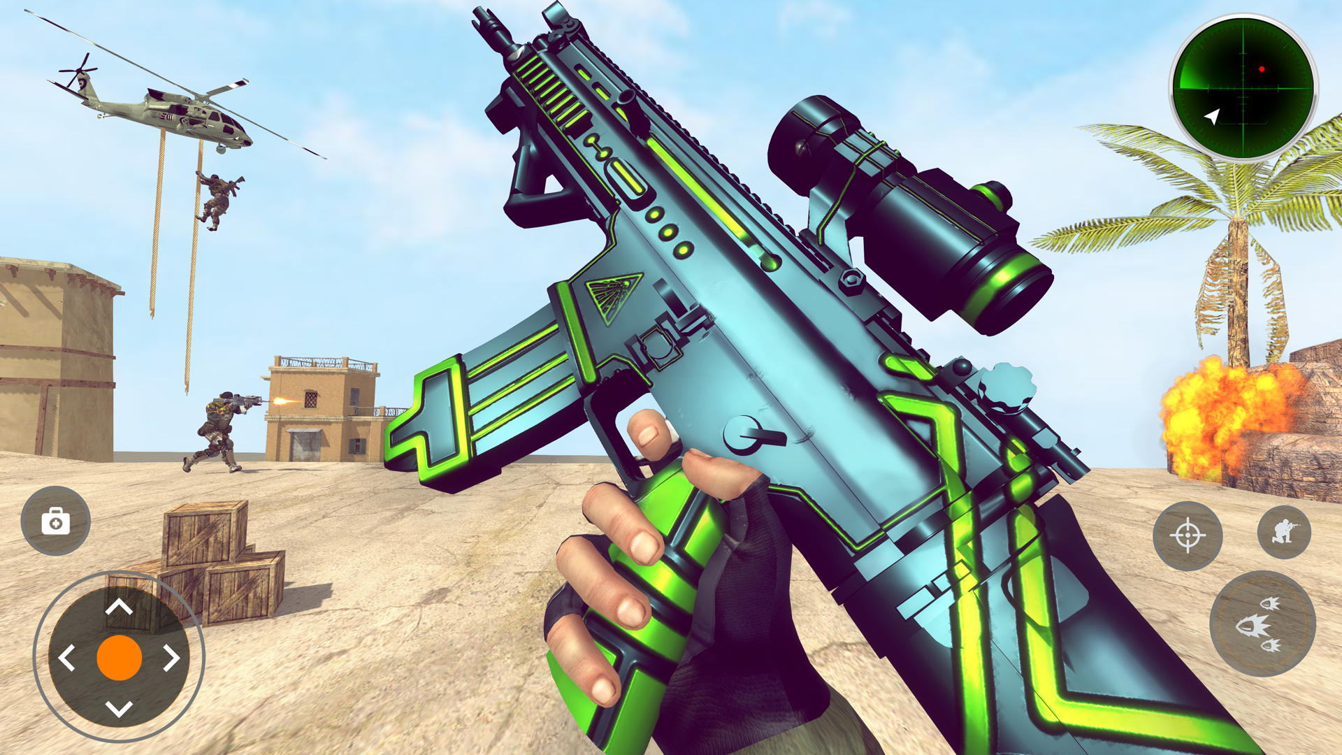 اسکرین شات 3 بازی Gun Games 3D: Banduk Wala Game
