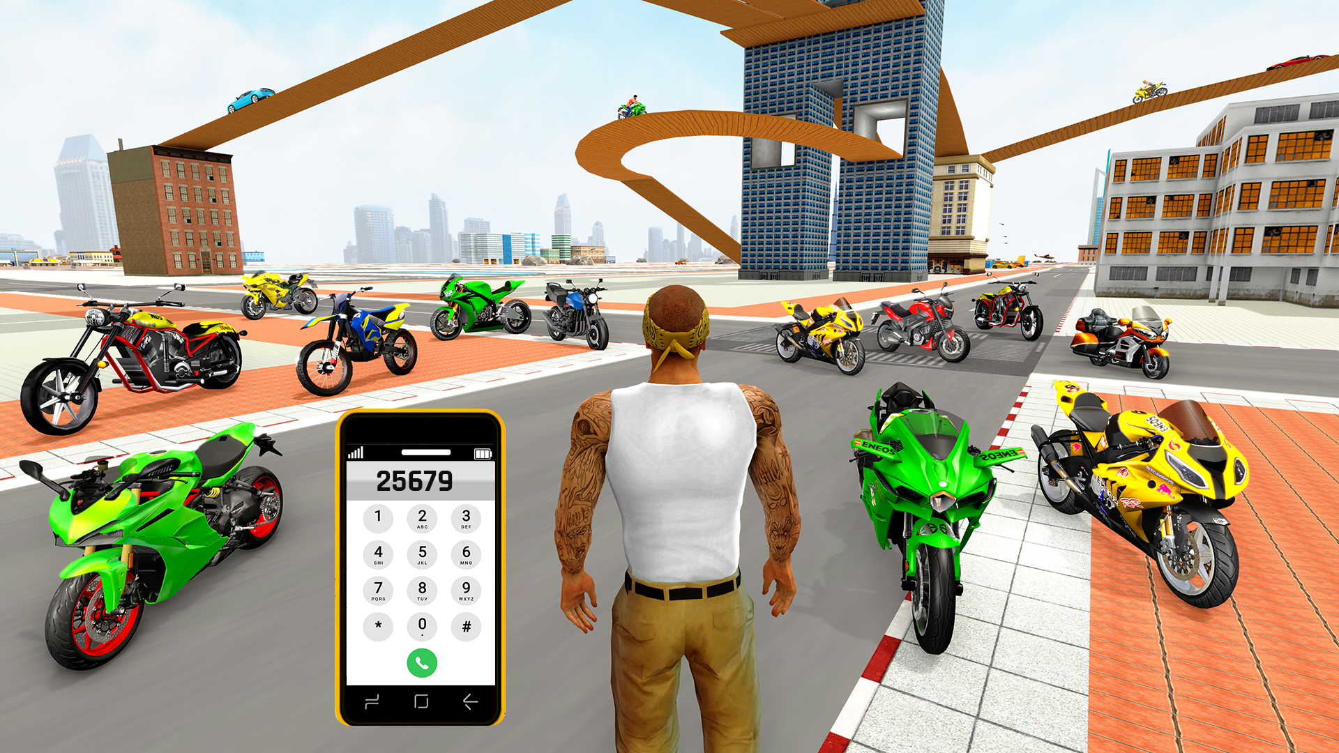 اسکرین شات 3 بازی Indian Bikes and Car Games 3D