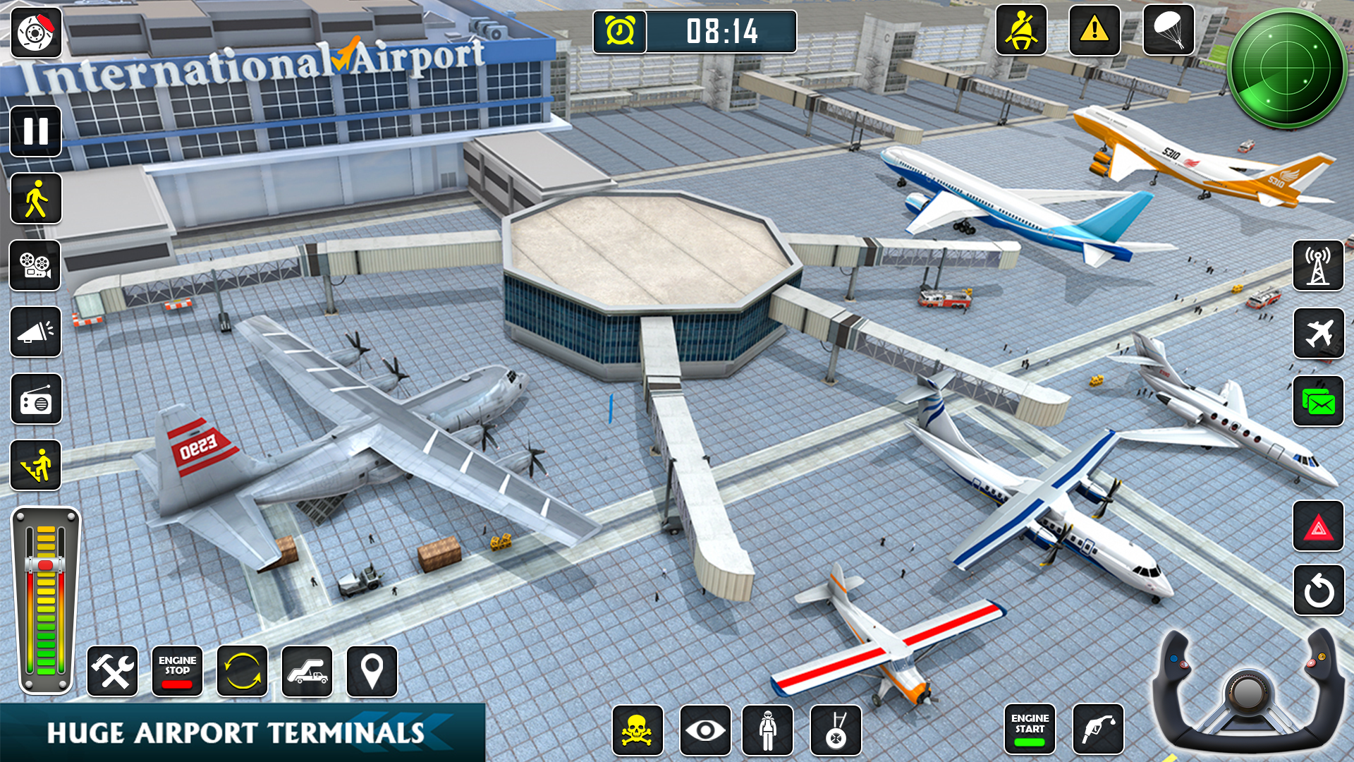 اسکرین شات 5 برنامه Airplane Pilot Simulator Game