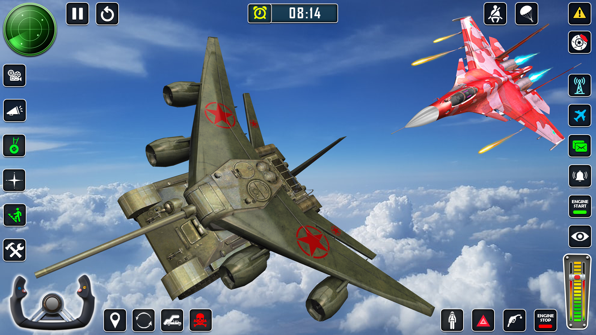 اسکرین شات 6 برنامه Airplane Pilot Simulator Game