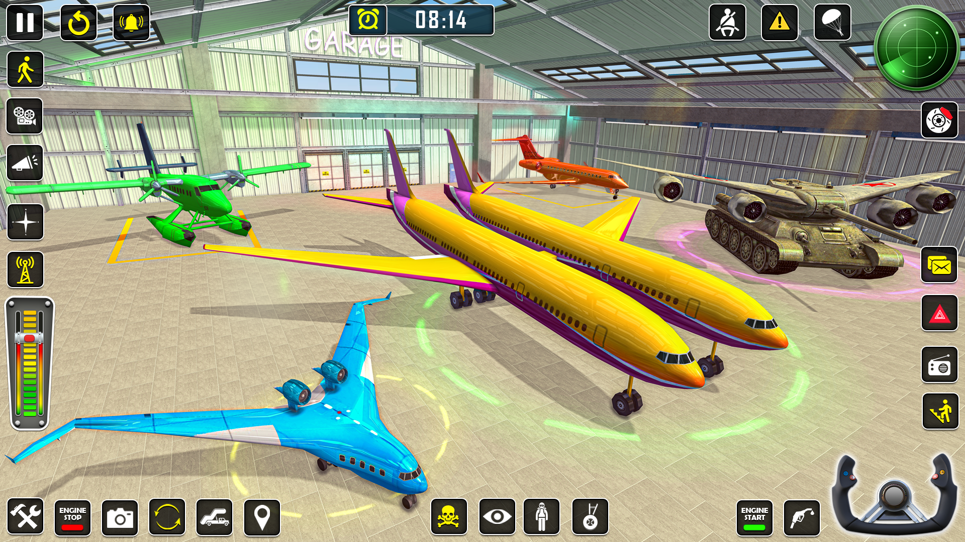 اسکرین شات 4 برنامه Airplane Pilot Simulator Game