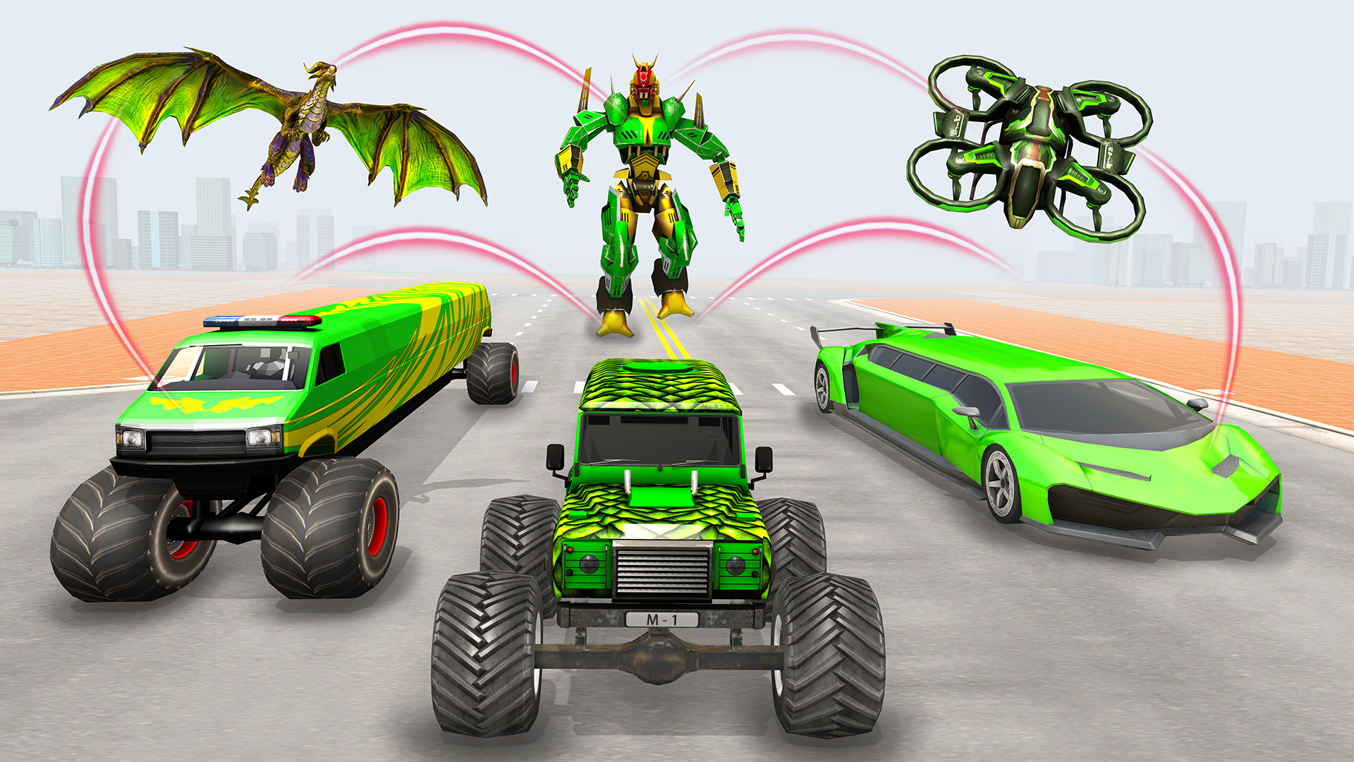 اسکرین شات 5 برنامه Army Robot Car Game:Robot Game
