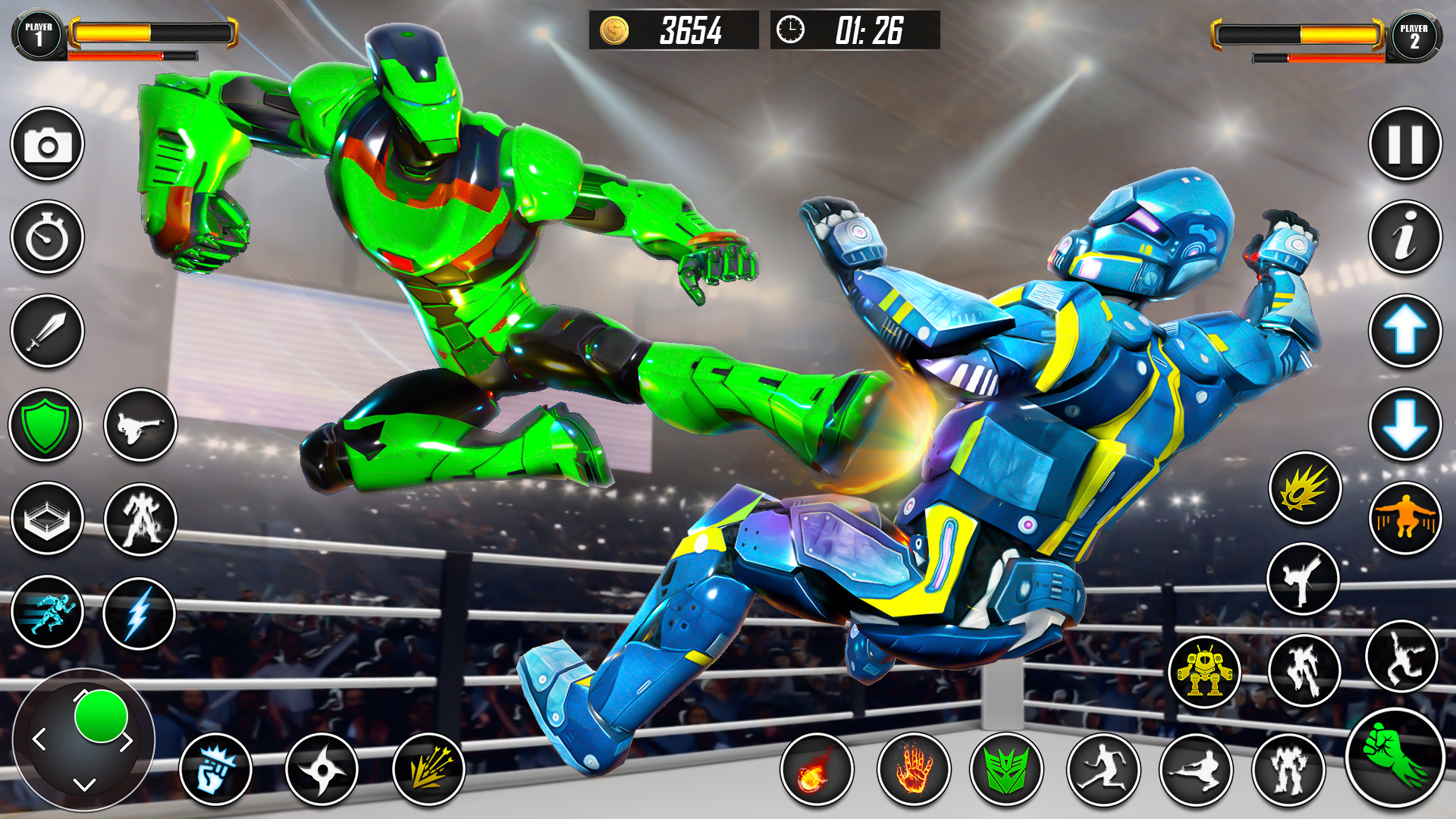 اسکرین شات 6 برنامه Kung Fu Karate Robot Fighting