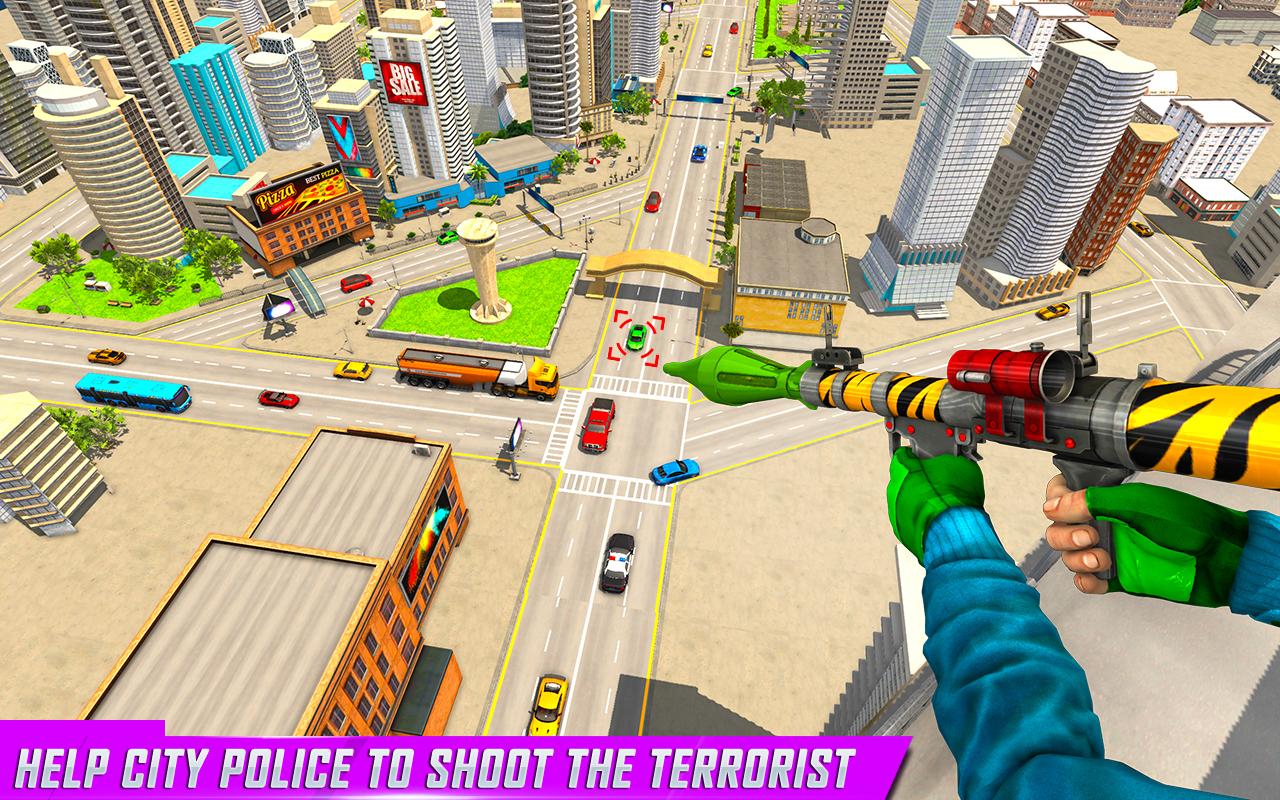 اسکرین شات 5 برنامه Traffic Car Shooting Games