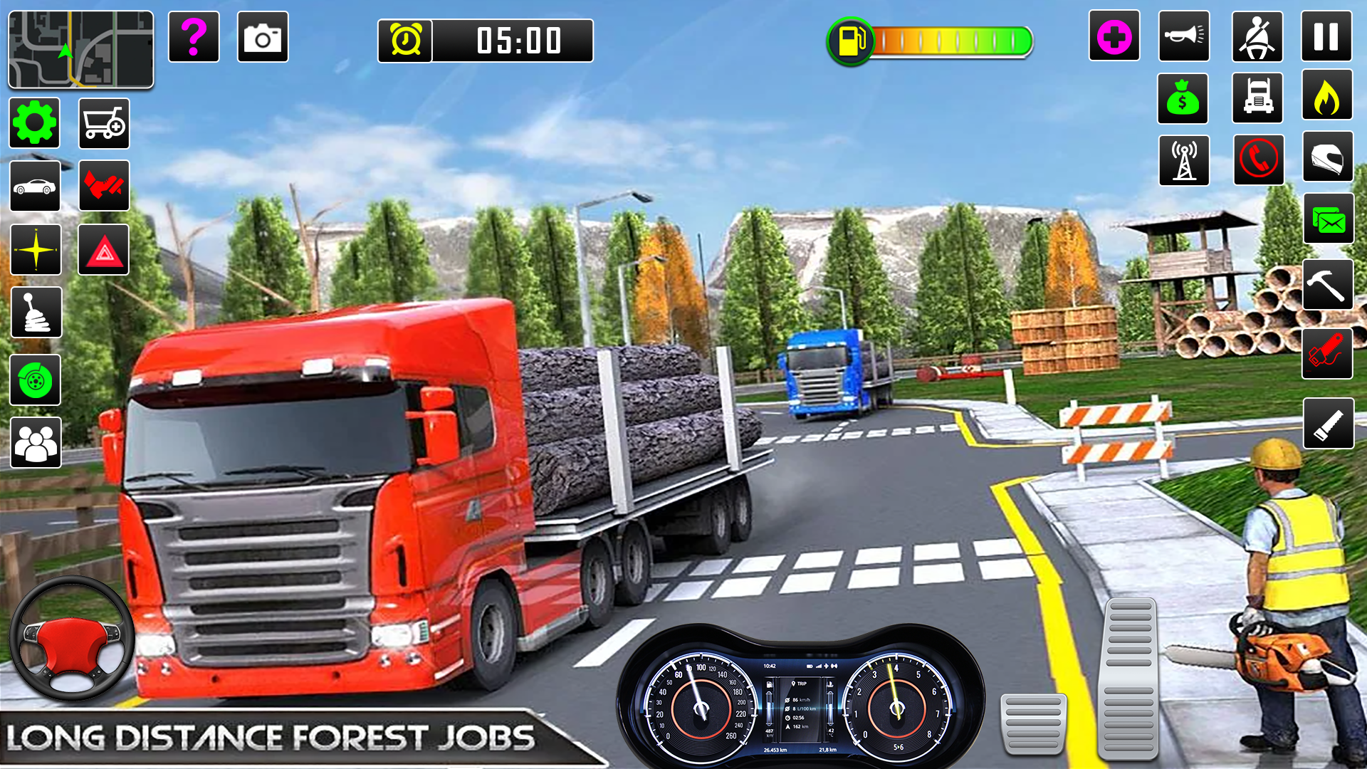 اسکرین شات 2 برنامه Truck Simulator: Truck Game