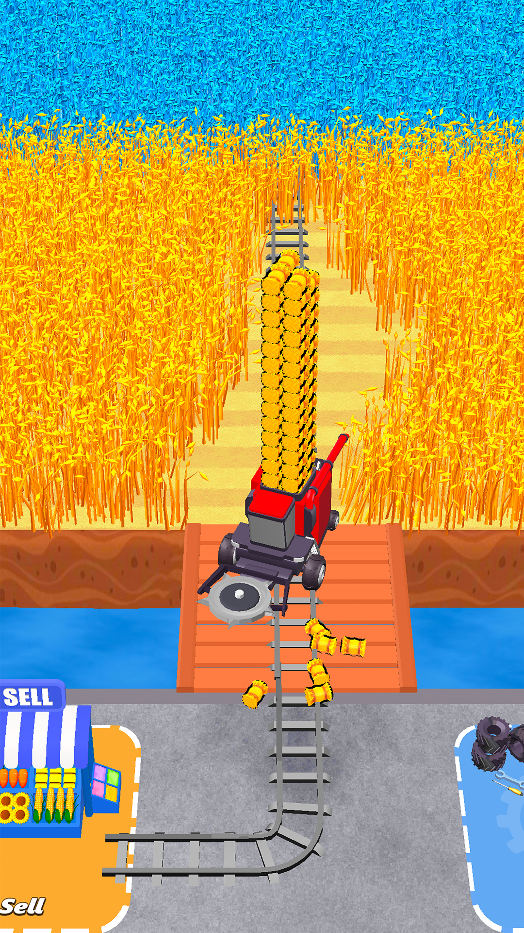 اسکرین شات 2 بازی Happy Harvester: Mowing Games