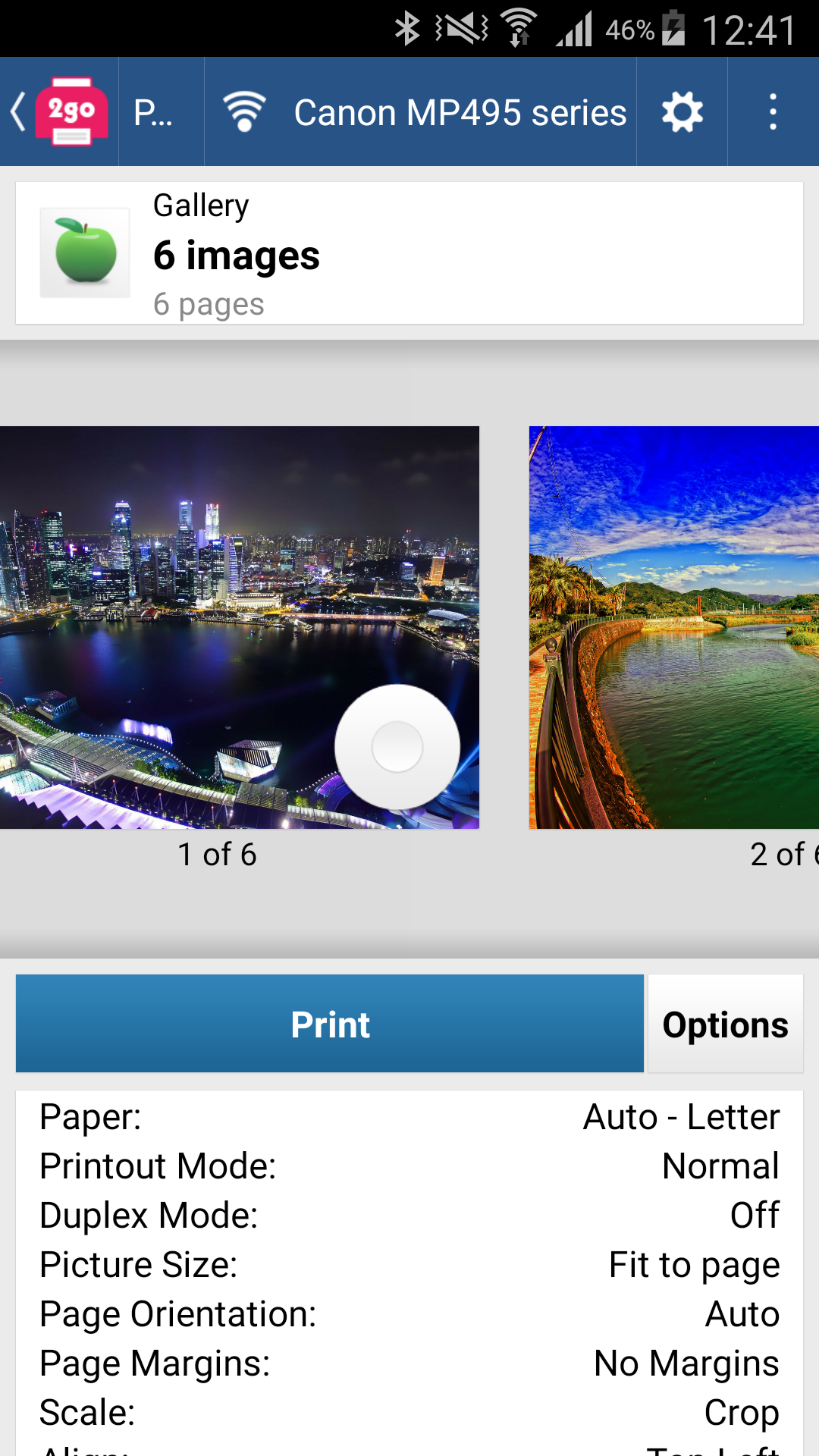 اسکرین شات 3 برنامه Printer 2 Go
