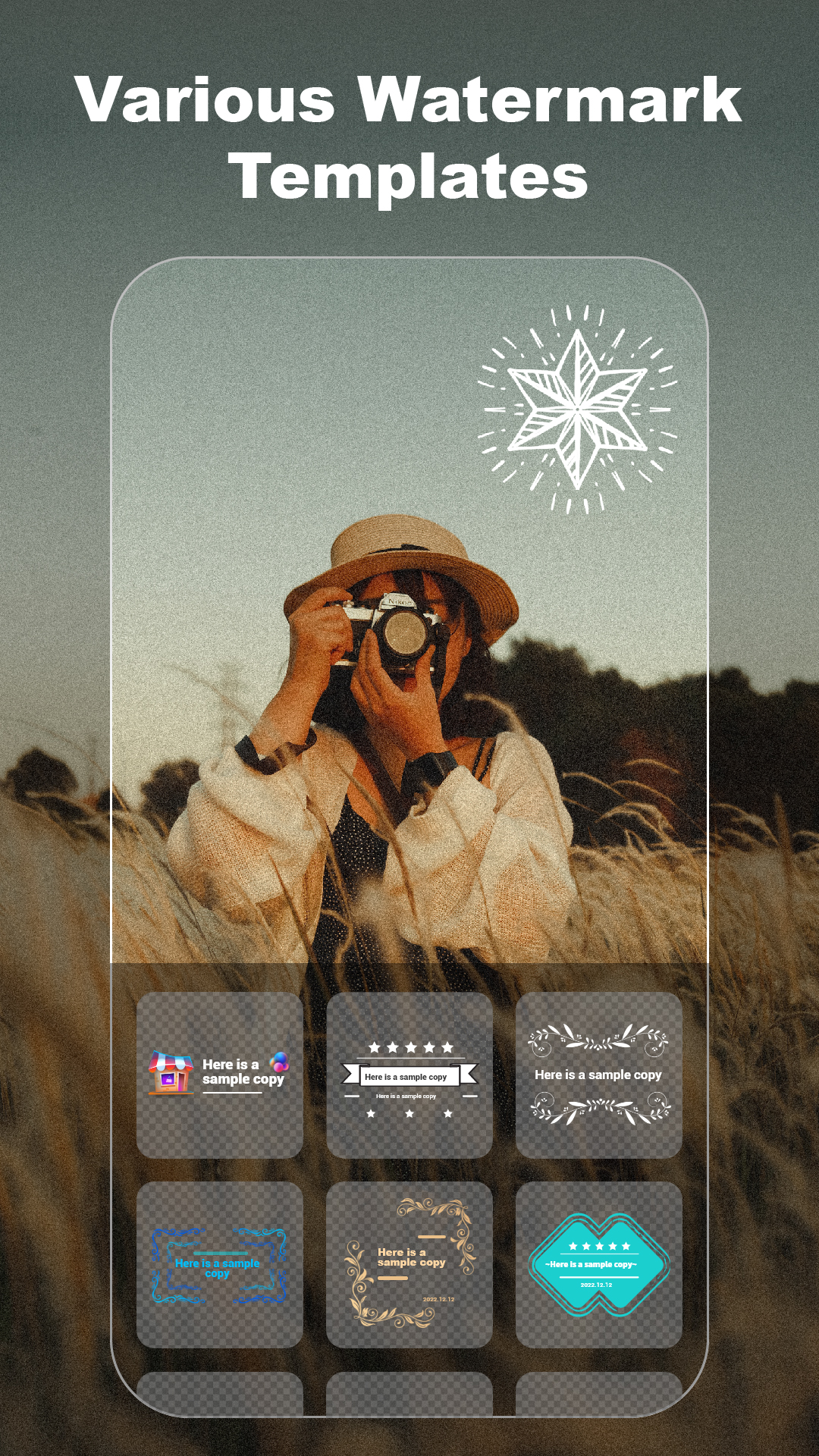 اسکرین شات 4 برنامه Add Text Watermark to Photos