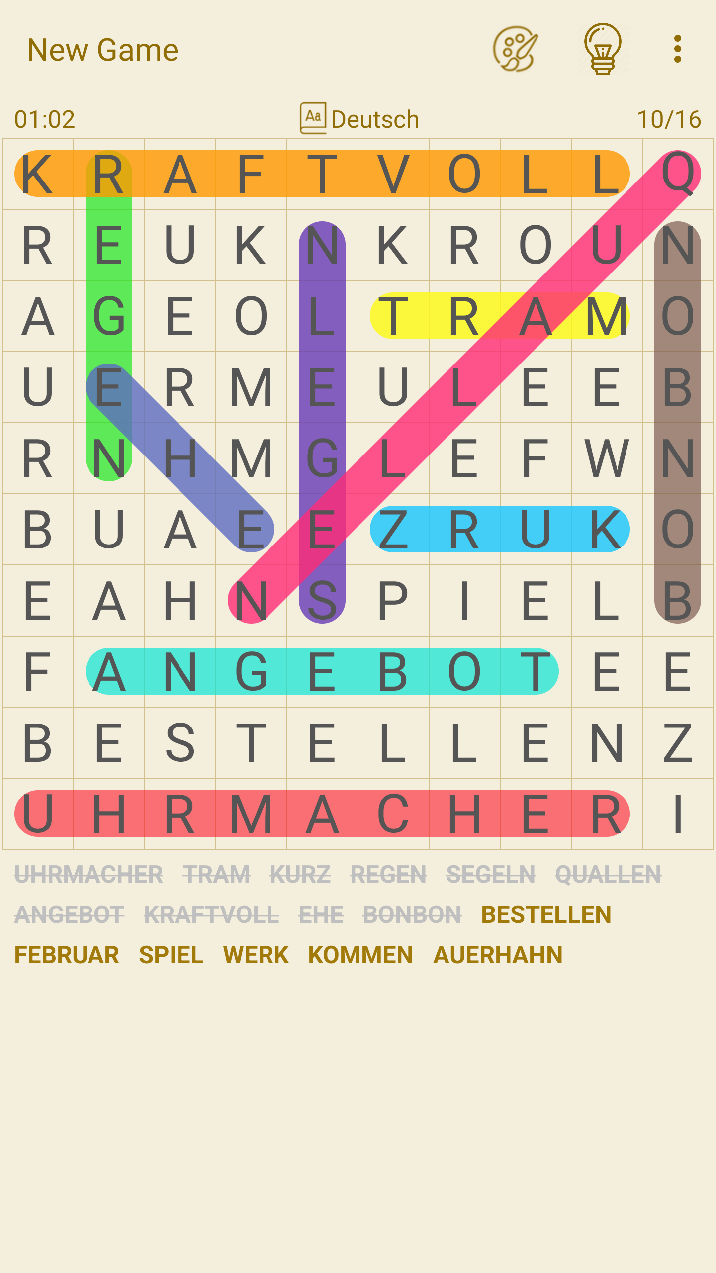 اسکرین شات 2 بازی Word Search Puzzle - Word Find