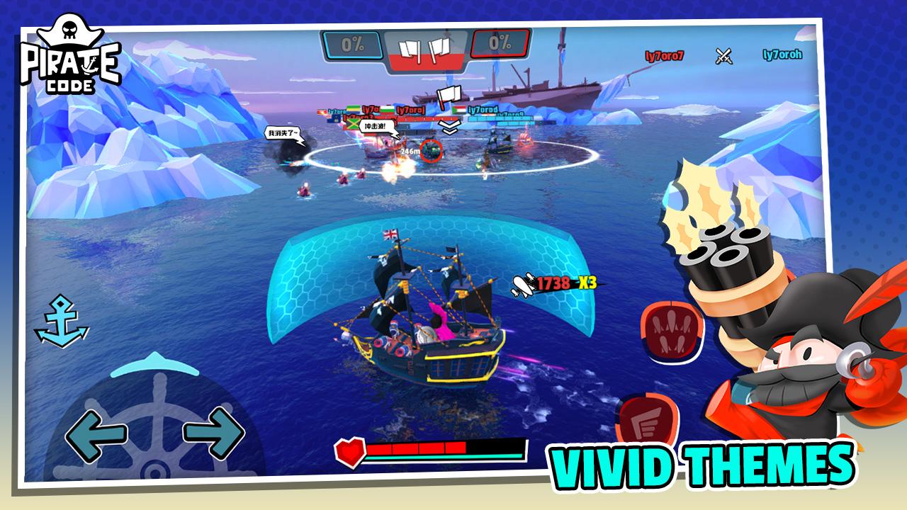اسکرین شات 5 بازی Pirate Code - PVP Sea Battles