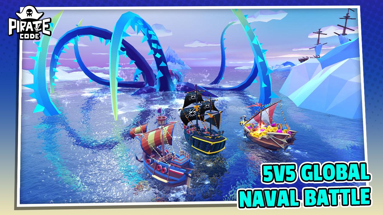 اسکرین شات 1 بازی Pirate Code - PVP Sea Battles