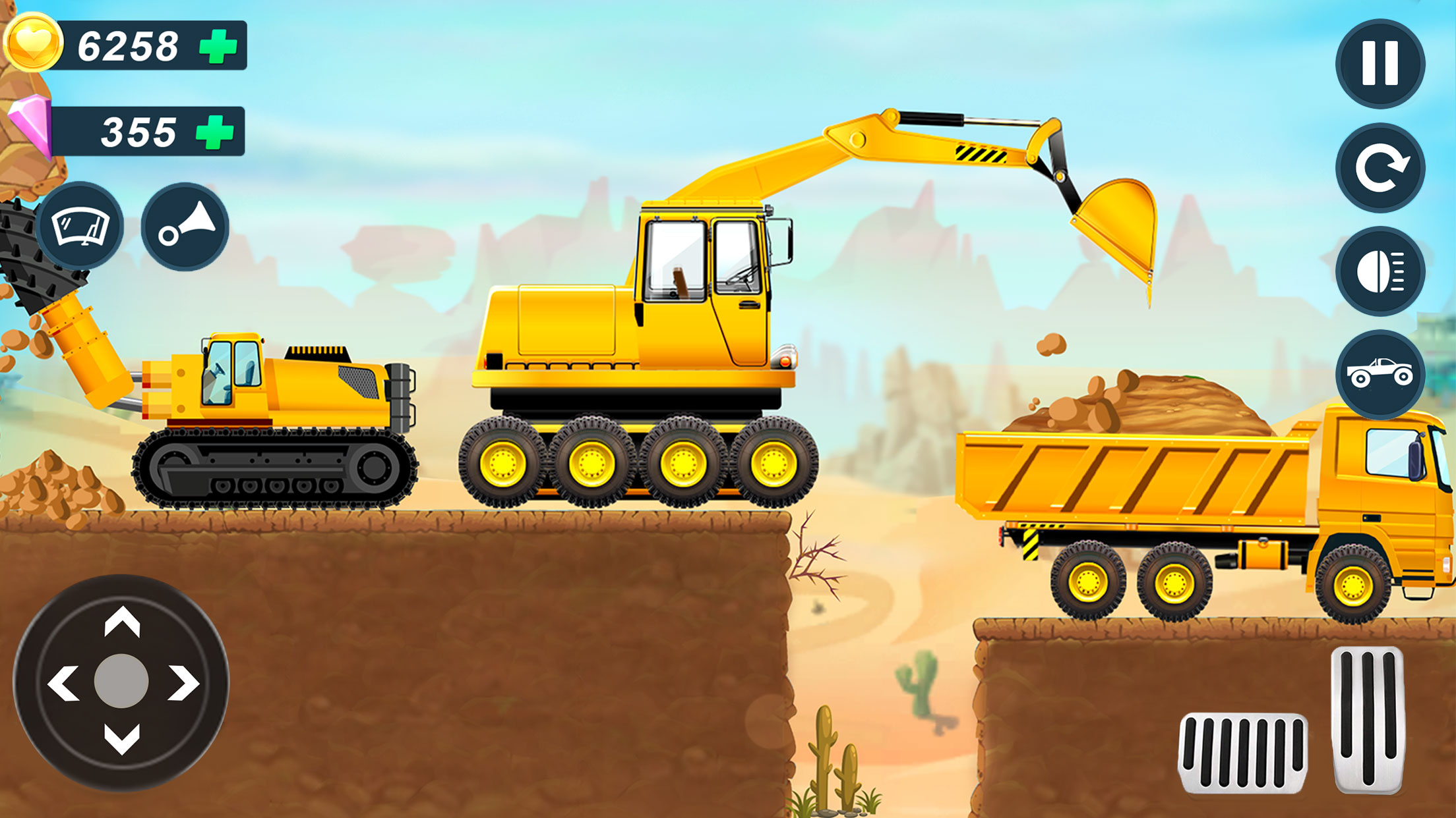 اسکرین شات برنامه JCB Construction Truck Games 2