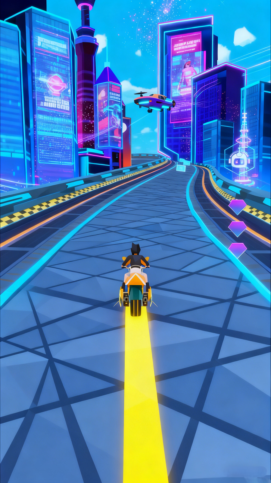 اسکرین شات 1 بازی Beat Music Racing: Motor&Racer