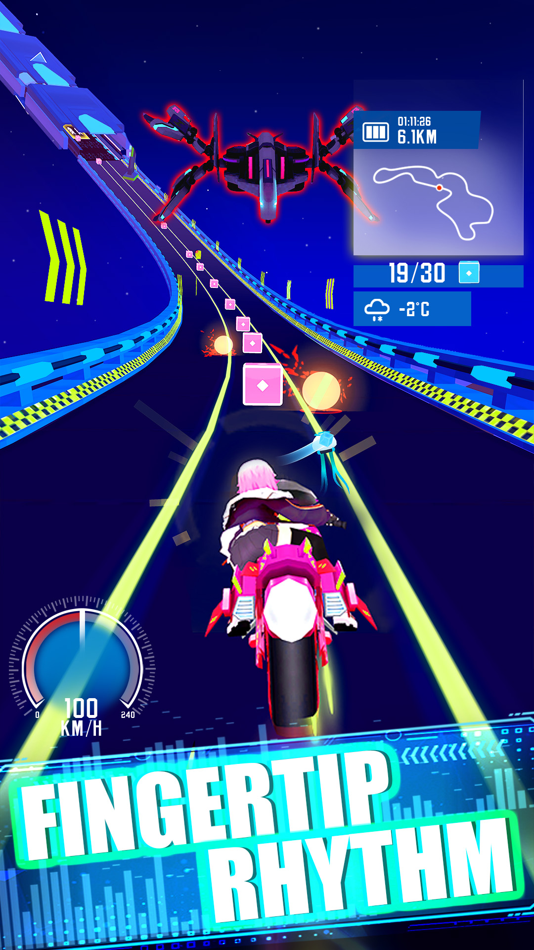 اسکرین شات 5 بازی Beat Music Racing: Motor&Racer