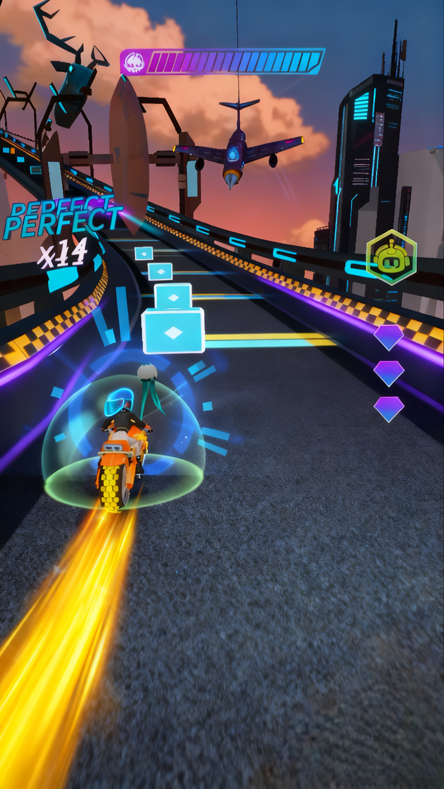 اسکرین شات 5 بازی Beat Music Racing: Motor&Racer