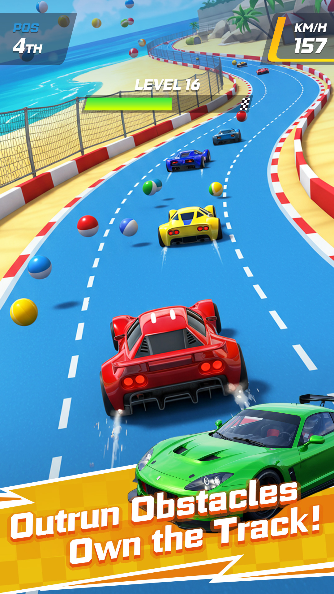 اسکرین شات 3 بازی Race Master:Car Games 3D