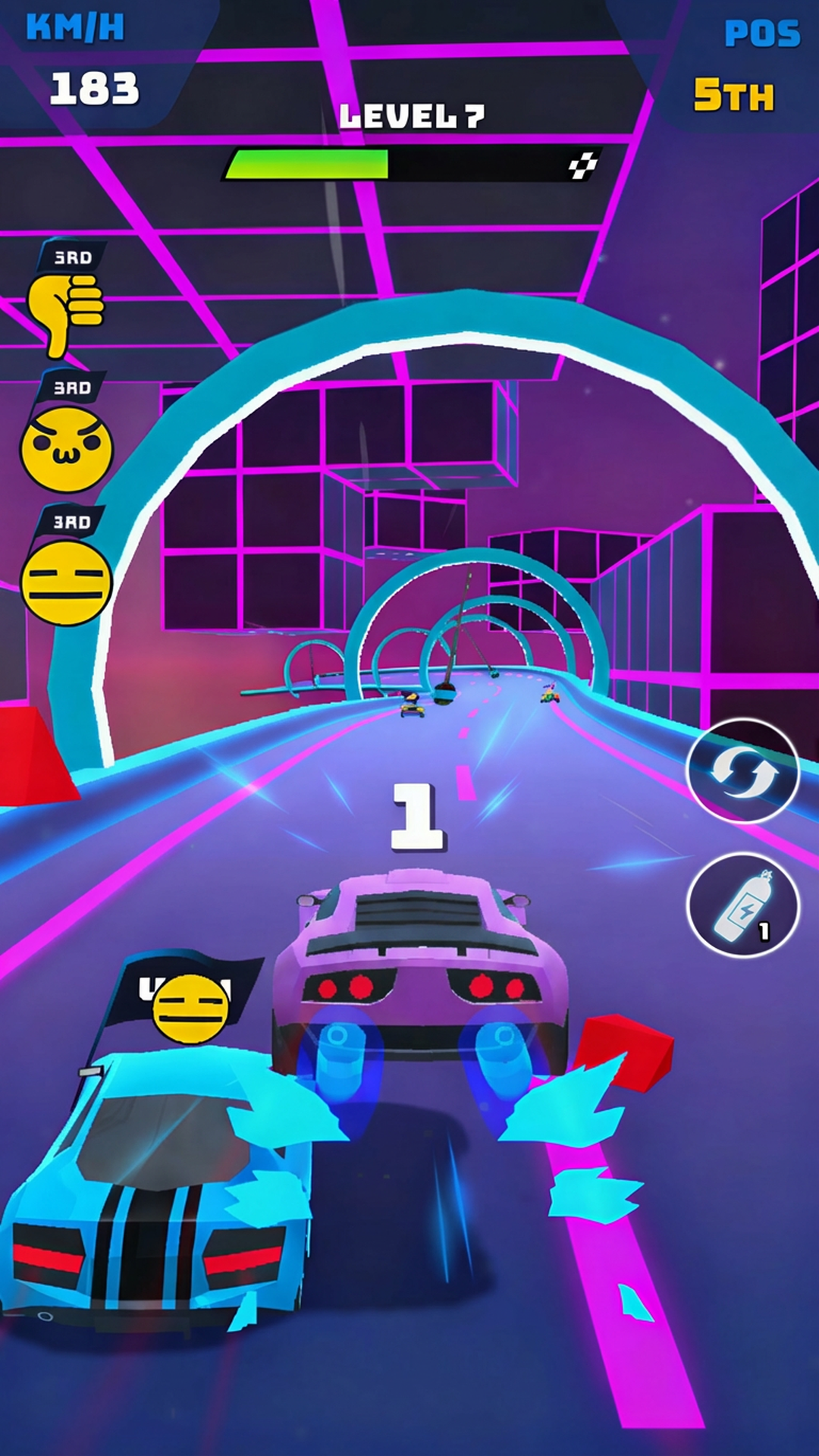 اسکرین شات 4 بازی Speed Run Racer: 3D Car Rush
