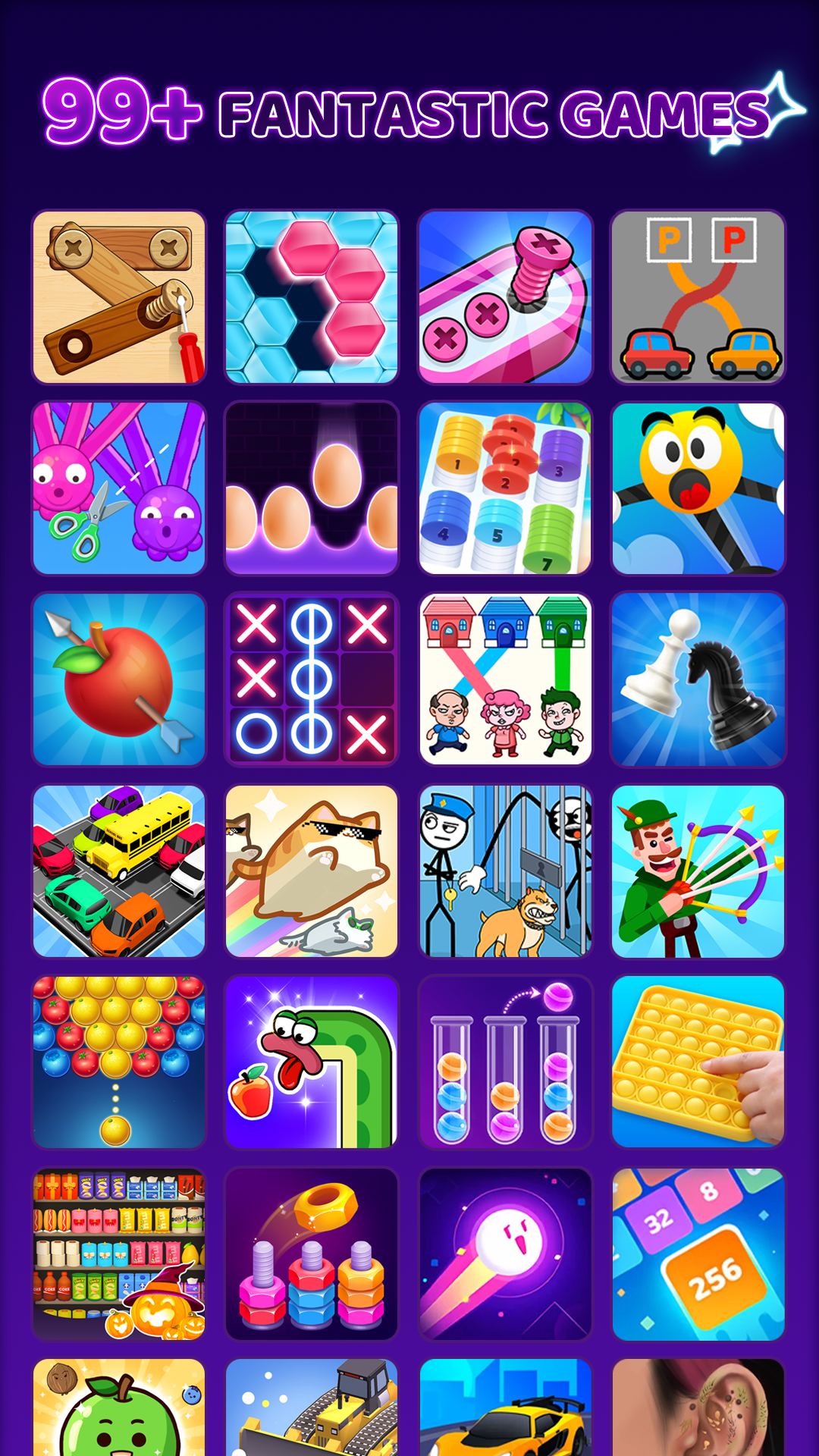 اسکرین شات 1 بازی Tic Tac Toe-No Wifi Games