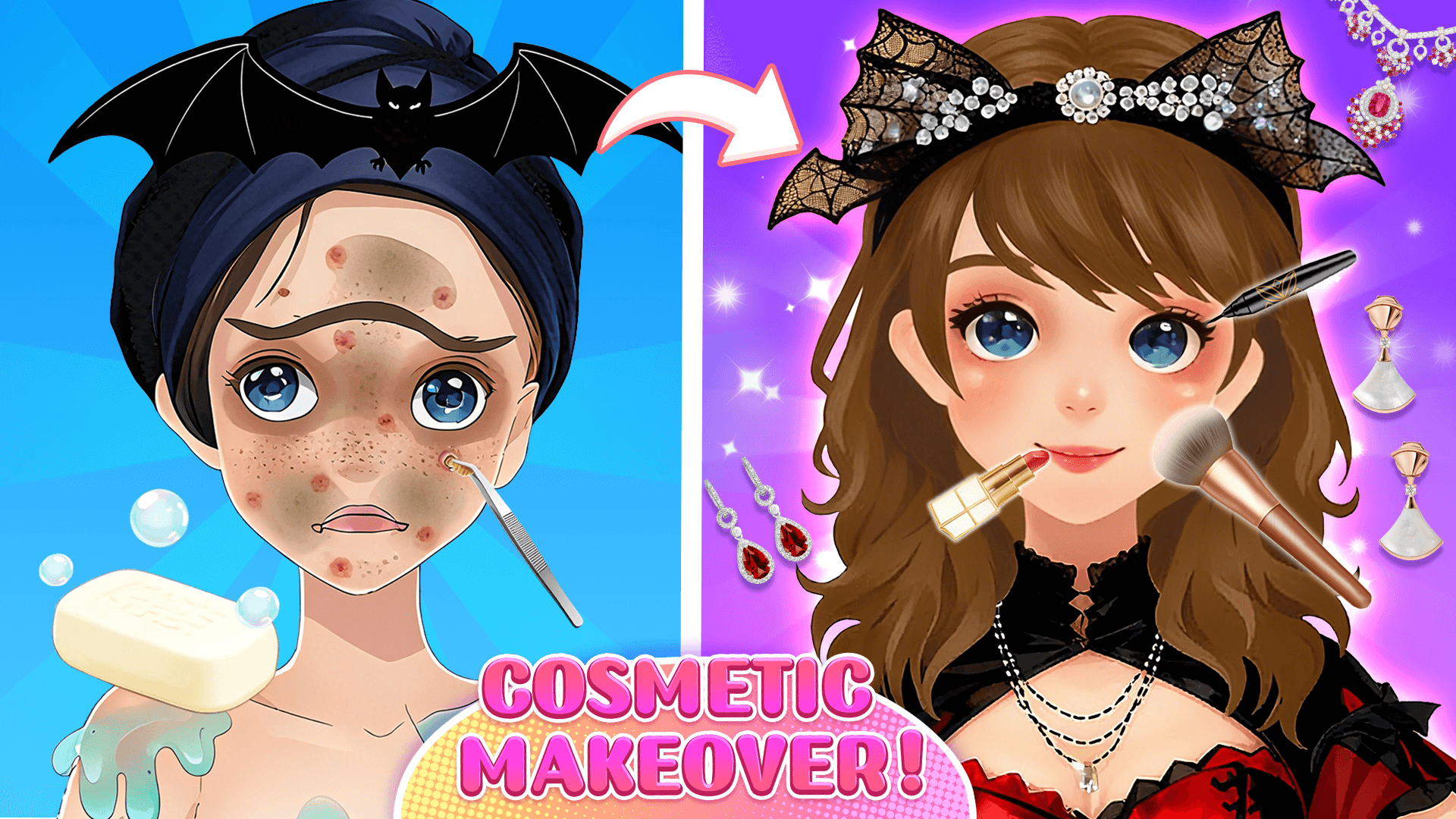 اسکرین شات 2 بازی Fashion Princess: DIY Makeup