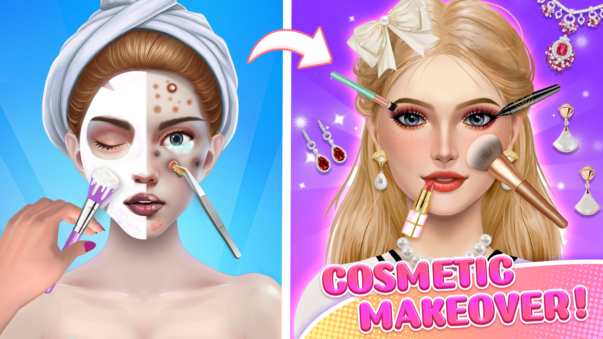 اسکرین شات 2 بازی Fashion Princess: DIY Makeup