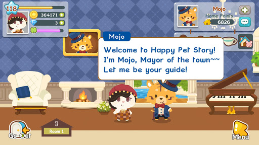 اسکرین شات 3 بازی Happy Pet Story: Virtual Pet Game