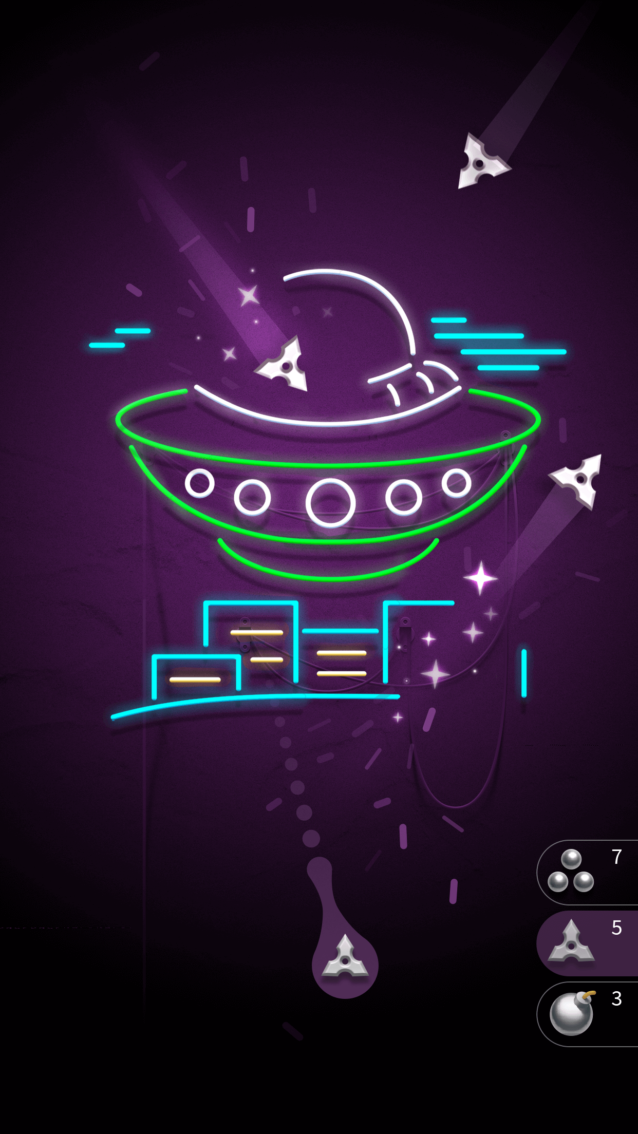 اسکرین شات 5 بازی Hit the Light - Neon Shooter