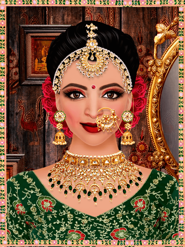 اسکرین شات 1 برنامه Indian Princess Wedding Games