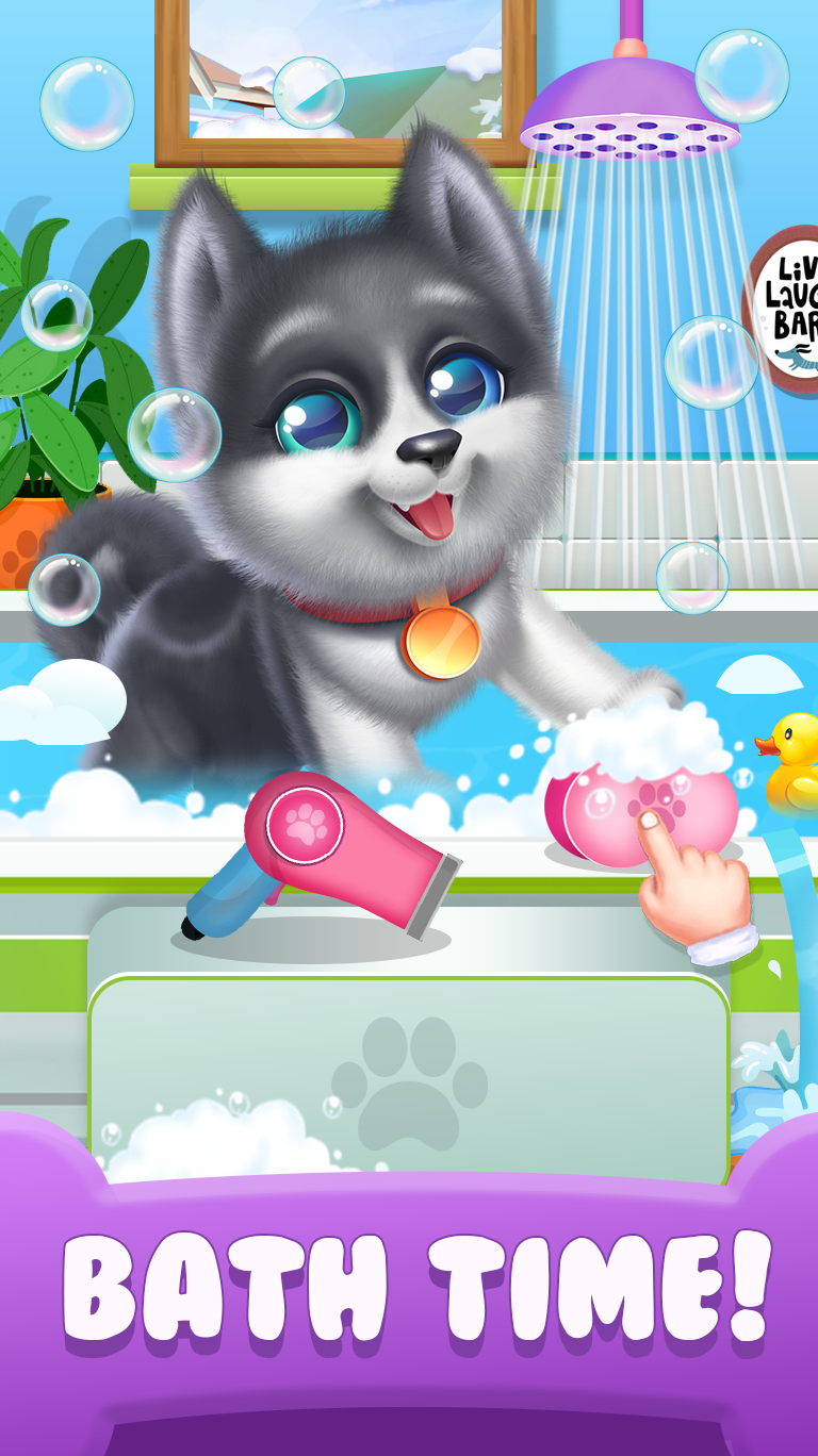 اسکرین شات 2 بازی My Puppy Daycare Salon