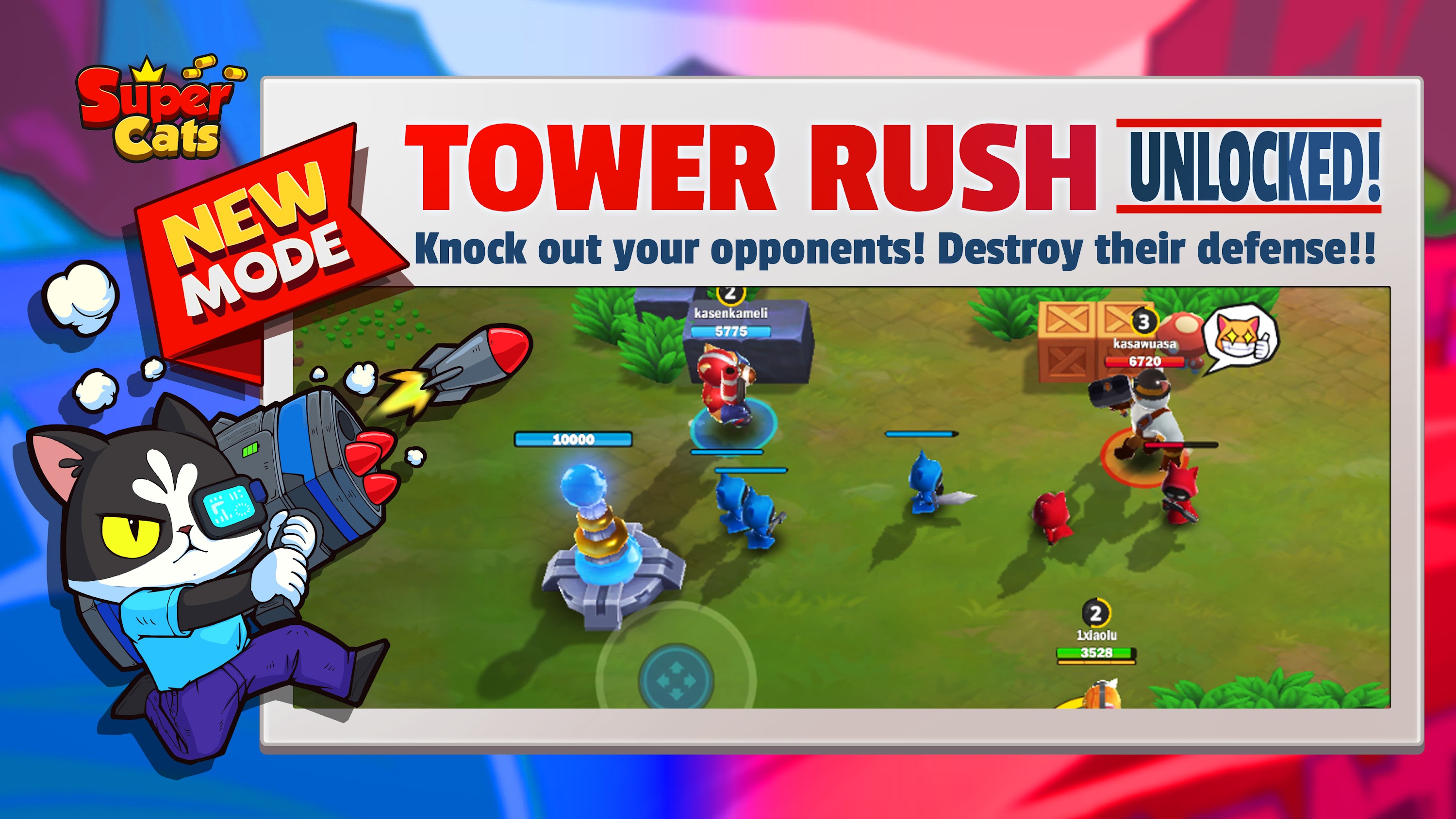 اسکرین شات 1 بازی Super Cats