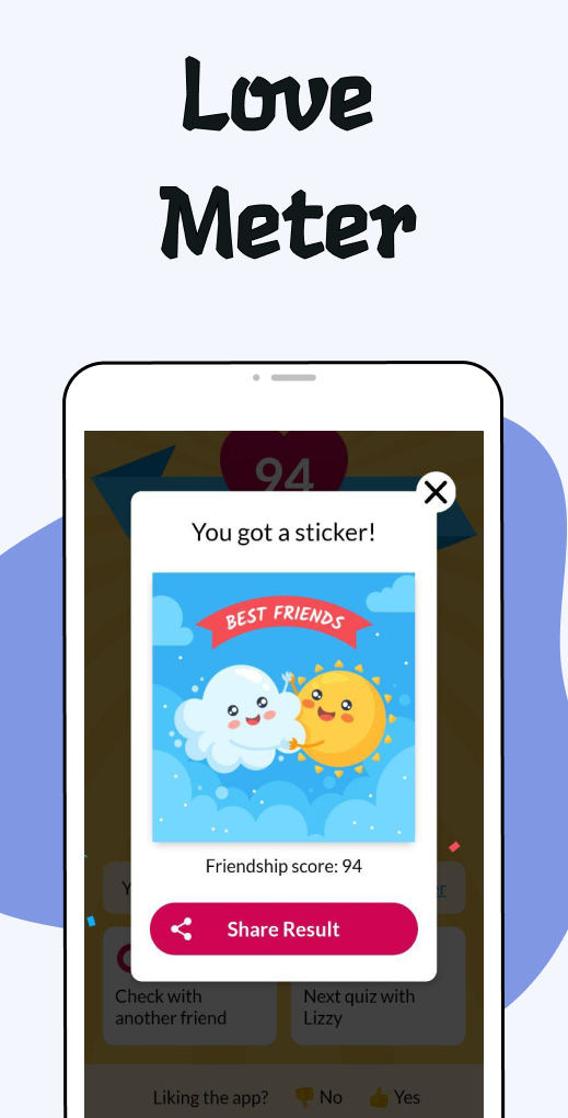 اسکرین شات برنامه BFF Test: Quiz Your Friends 7